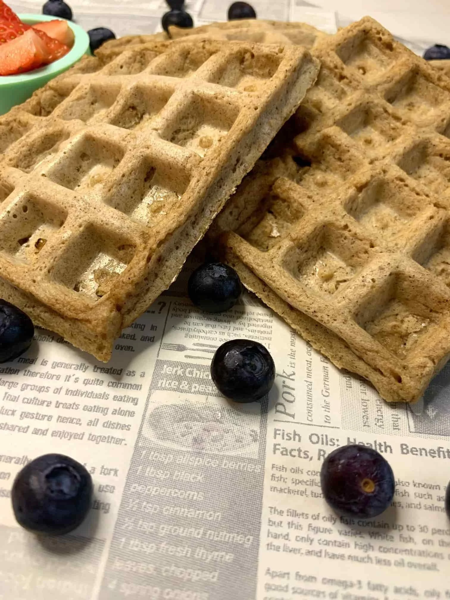 Fluffy Homemade Milk Free Waffles BLW & Toddler Recipe
