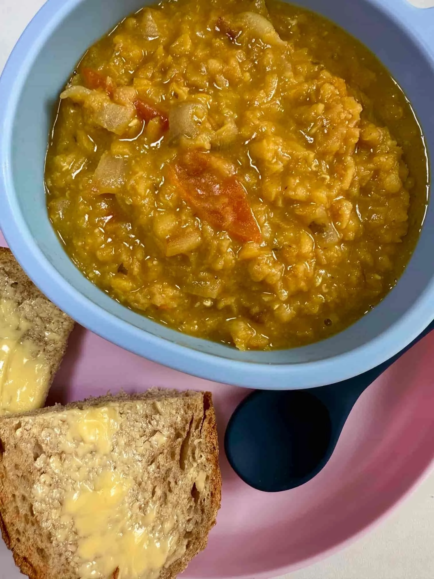 Easy Lentil Soup For Baby and Toddlers Weaning Recipe