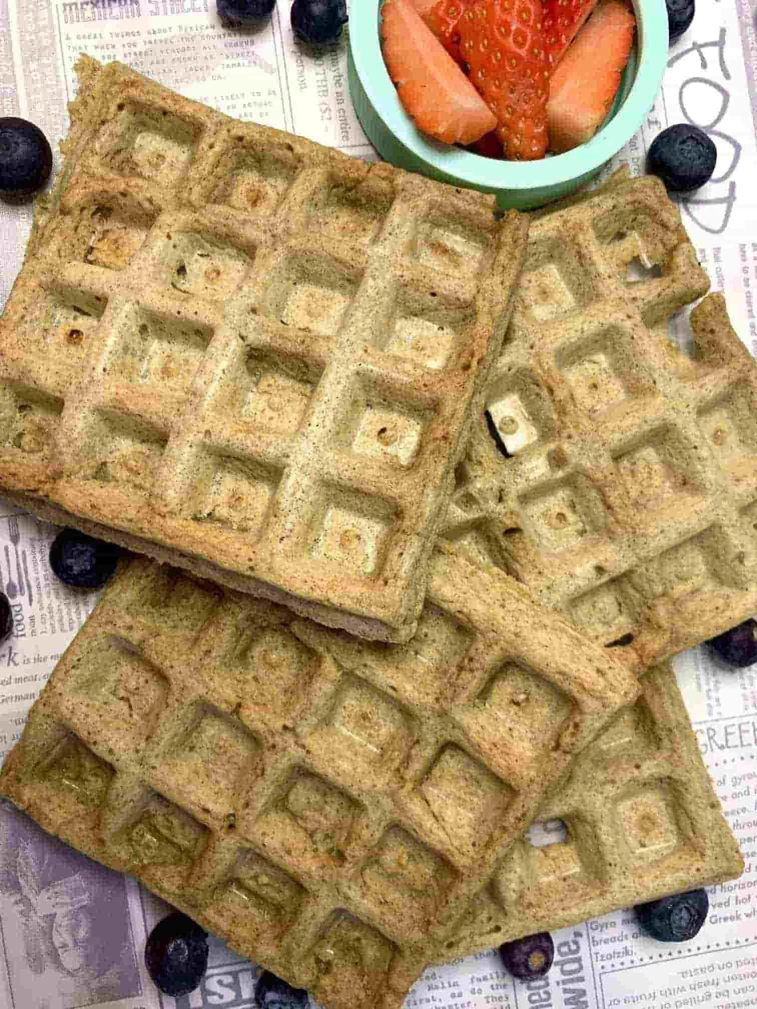 Fluffy Homemade Milk Free Waffles BLW & Toddler Recipe