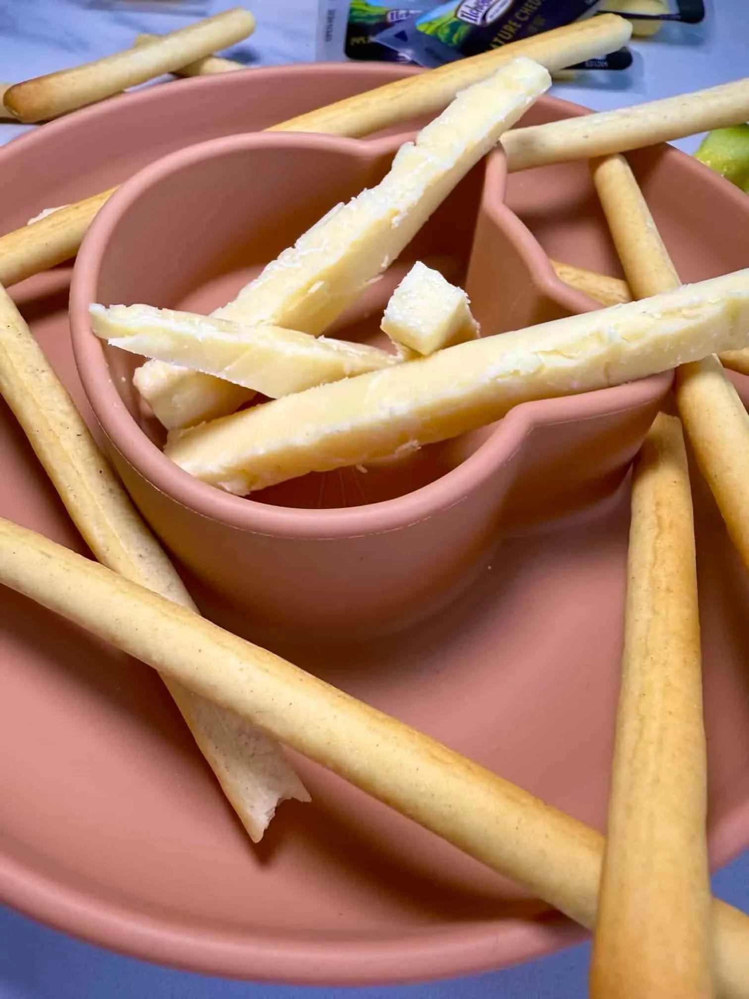 Easy Breadstick and Cheese Snack Recipe For BLW