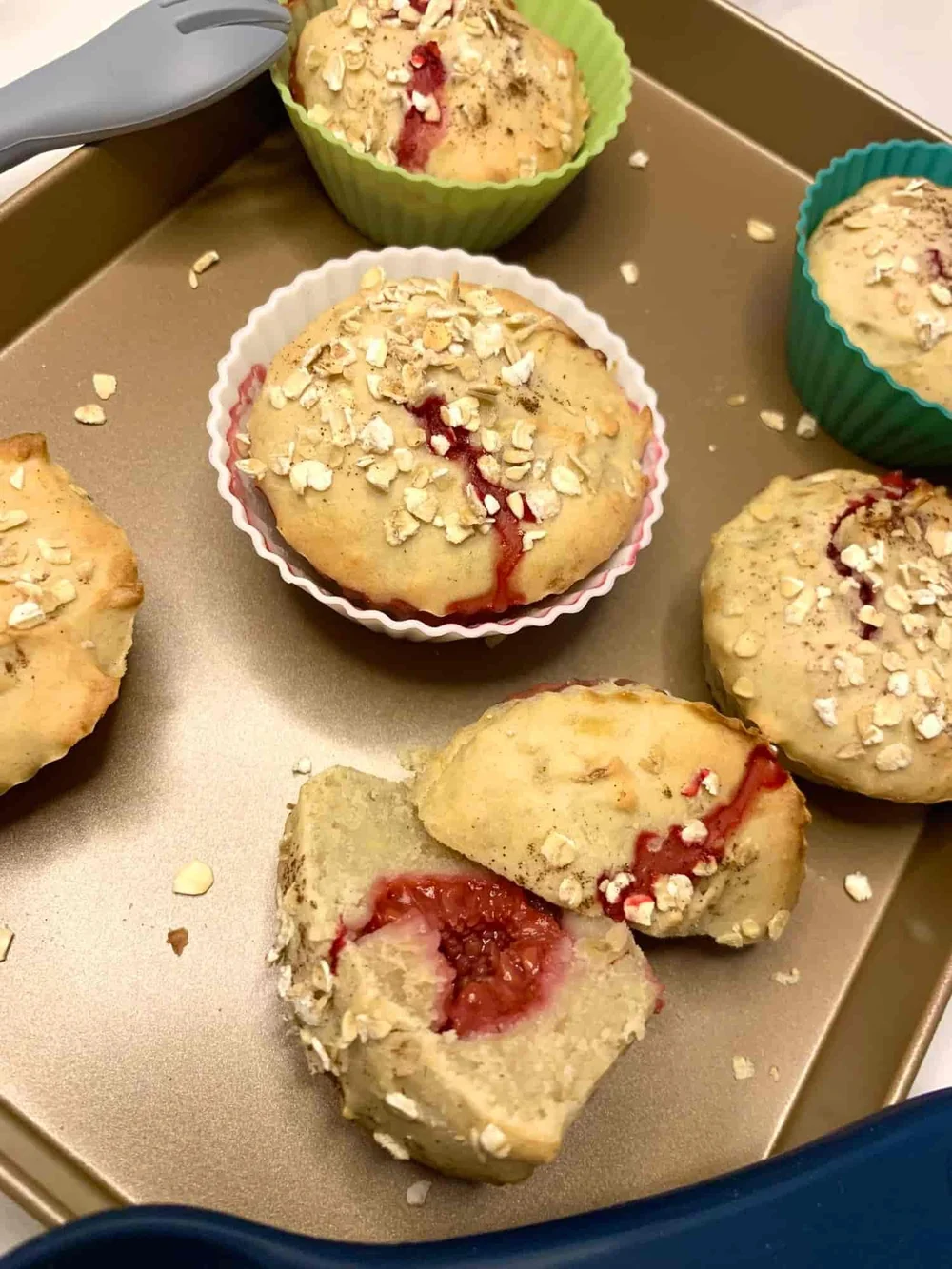 Banana & Raspberry Muffins | BLW & Toddler Recipes