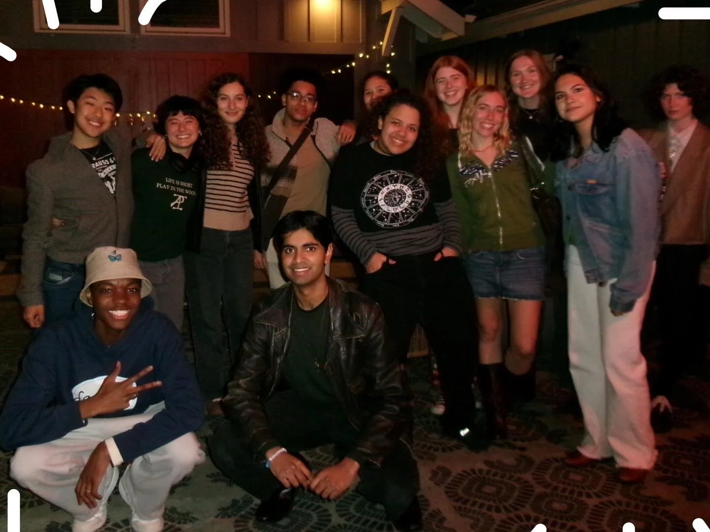 Gabriela with her team at Writers Room USC