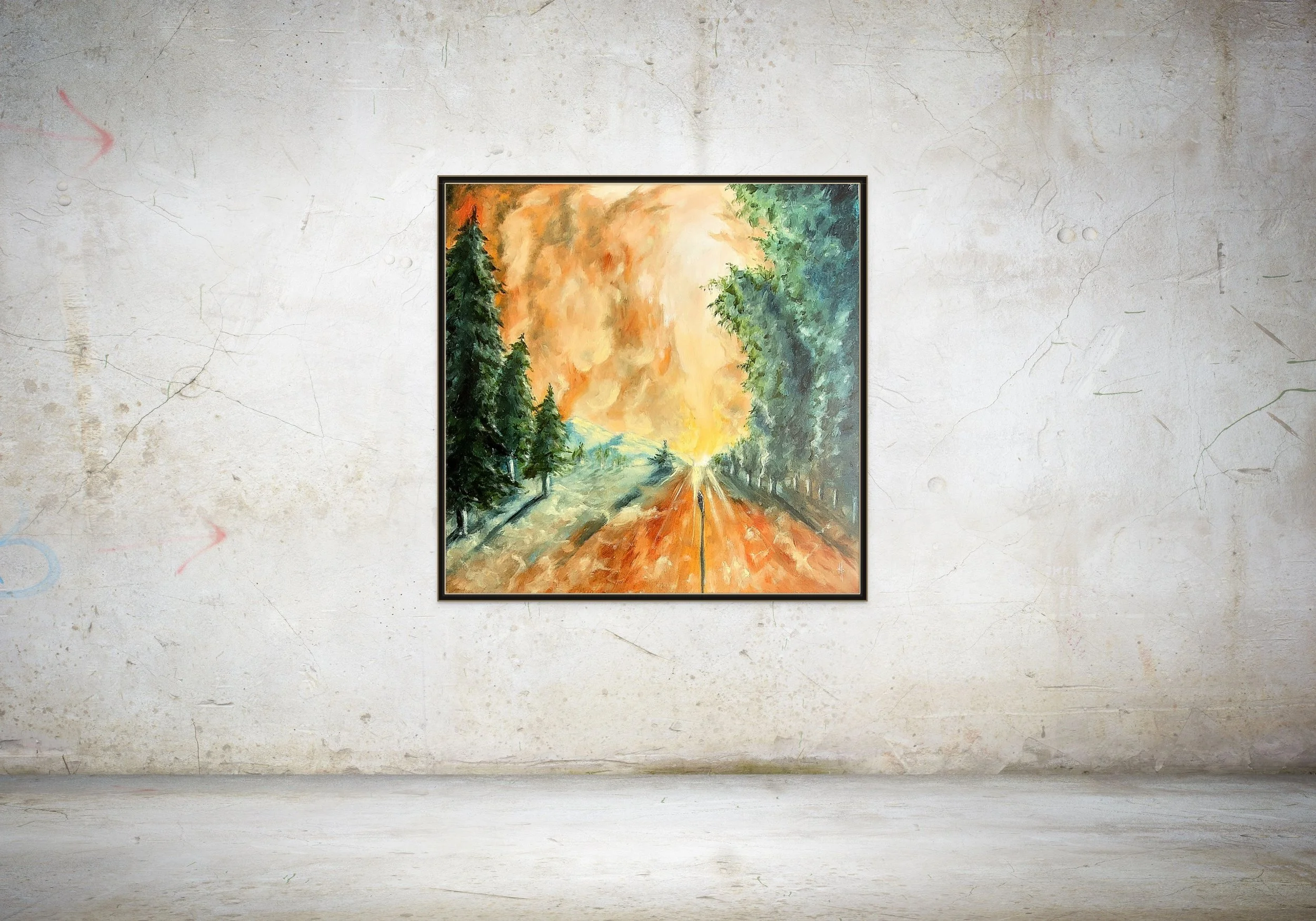 Le chemin de la maison