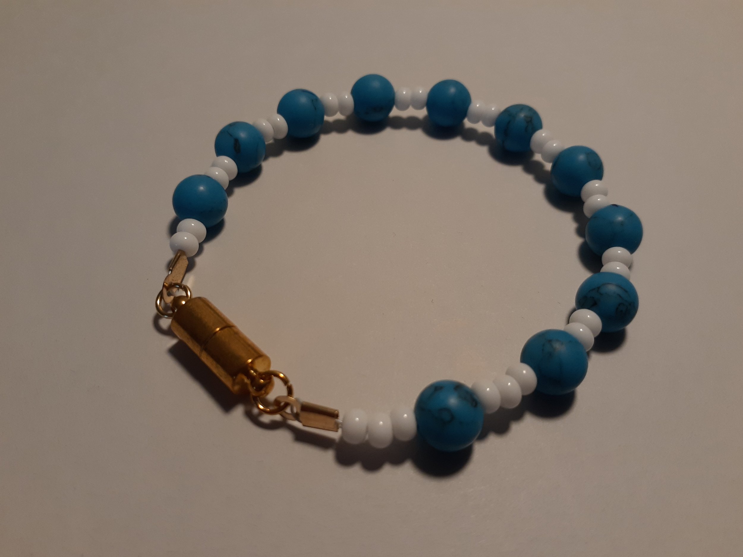 Natural Stone Rosary Bracelet
