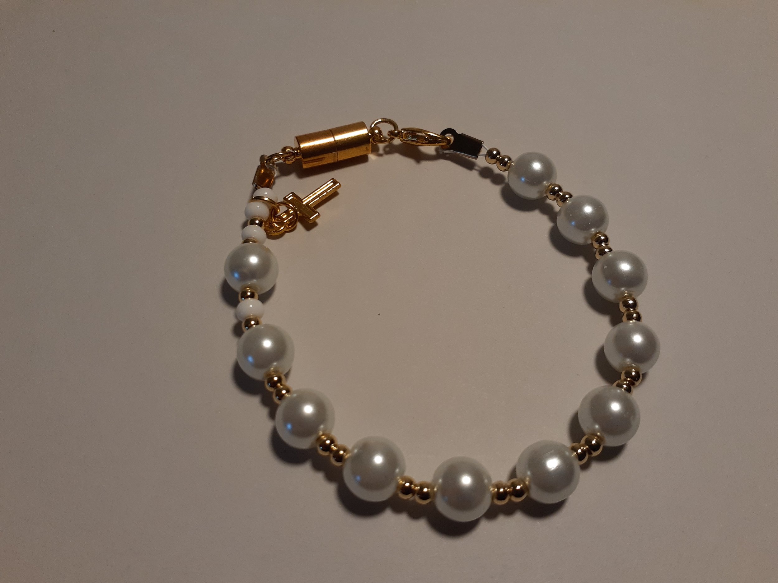 Handmade Glass Rosary Bracelet