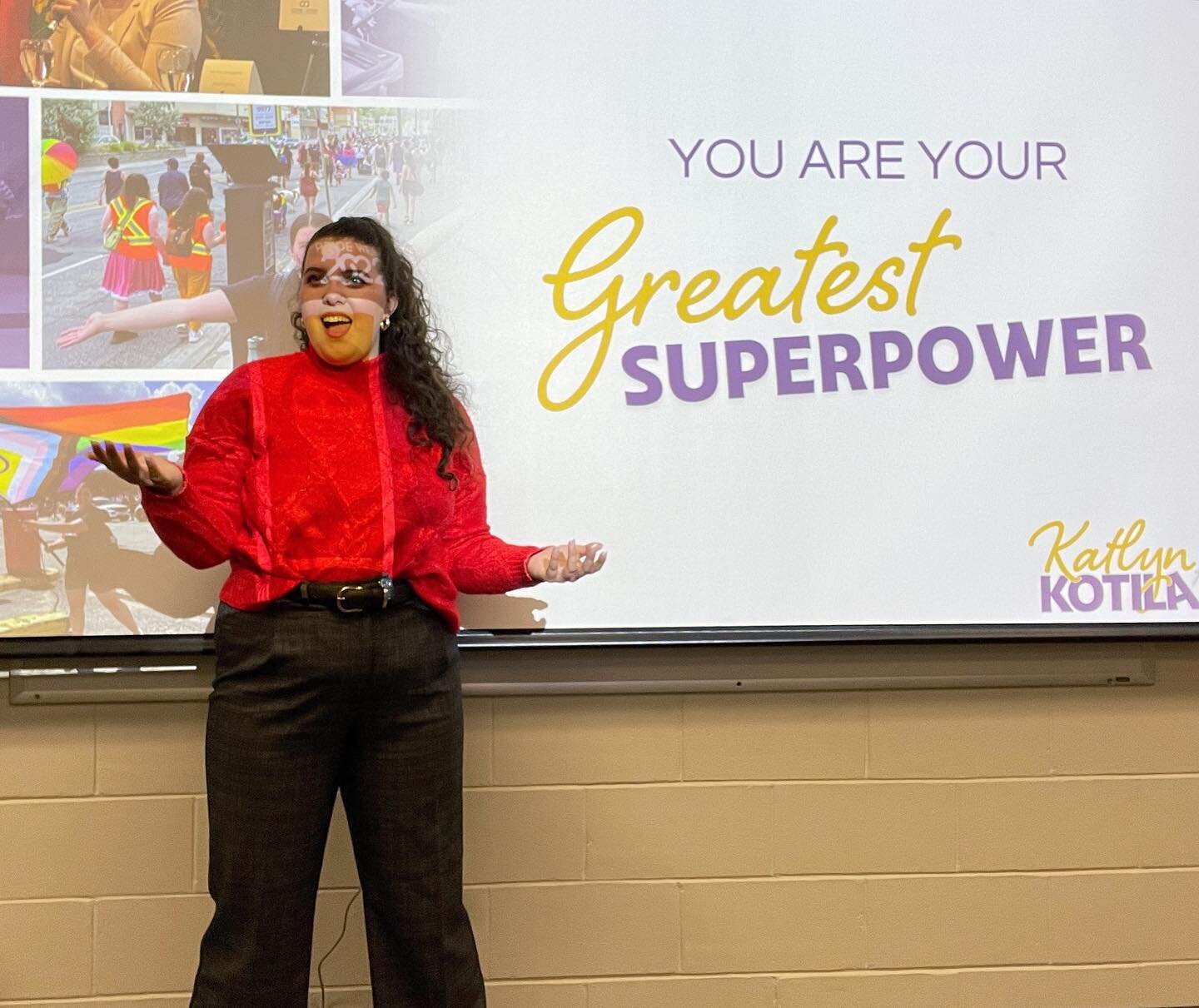 You are your greatest superpower💥

I had a great time yesterday presenting at the RDSB Student Senate Leadership Through Action Conference at Cambrian College.

I had the pleasure of speaking with two separate groups of students about harnessing the
