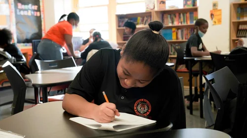 Students at 23K363 Brownsville Collaborative Middle School