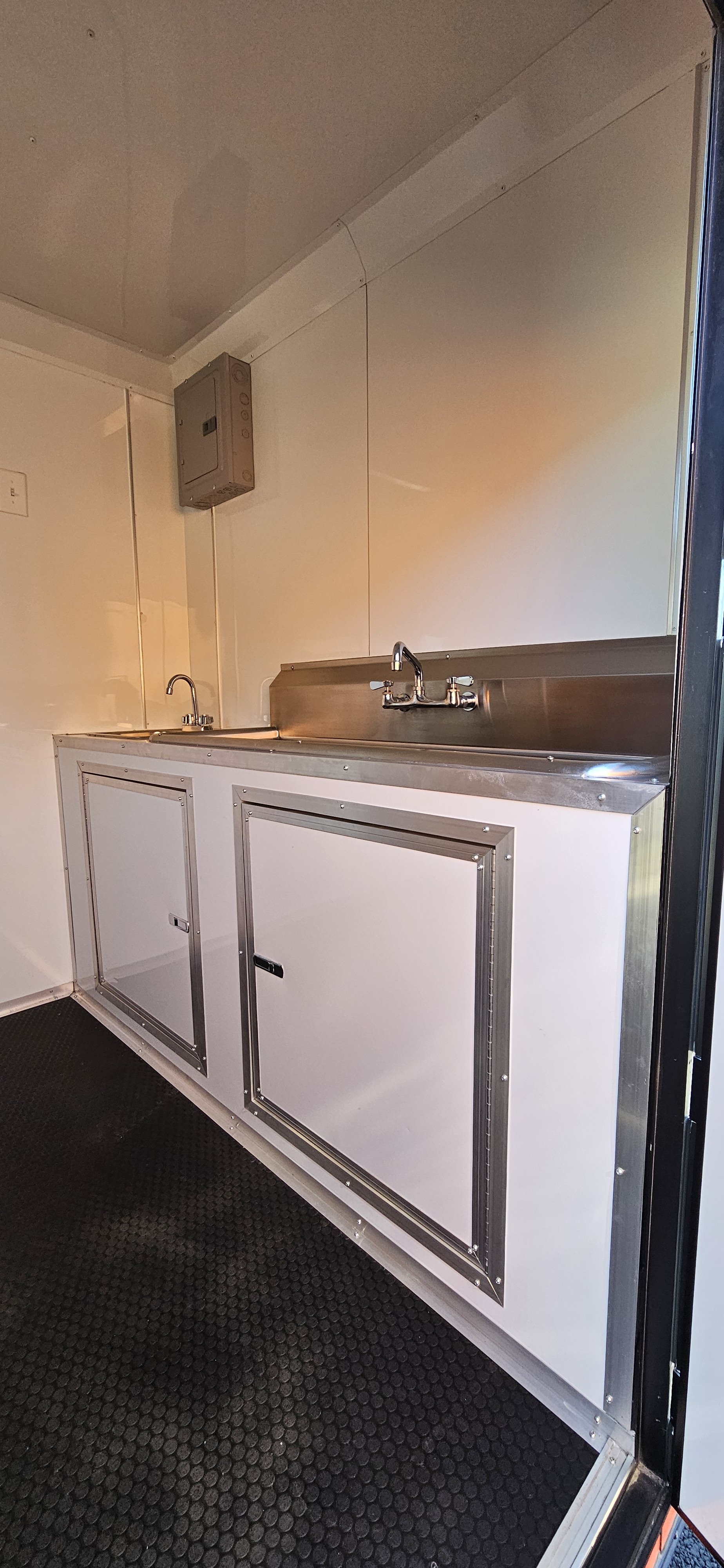 Sink package in 7X16TA3 Orange Concession Trailer #49381