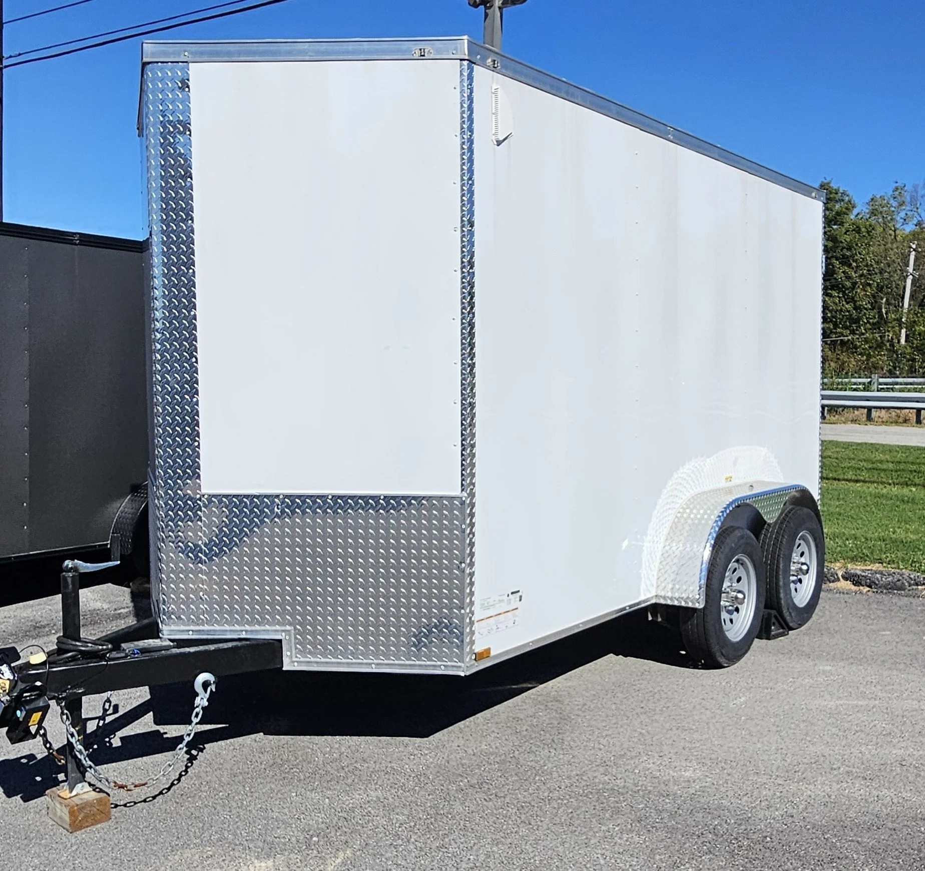 6X12TA - Cargo/Enclosed Trailer - White - Vin#60705