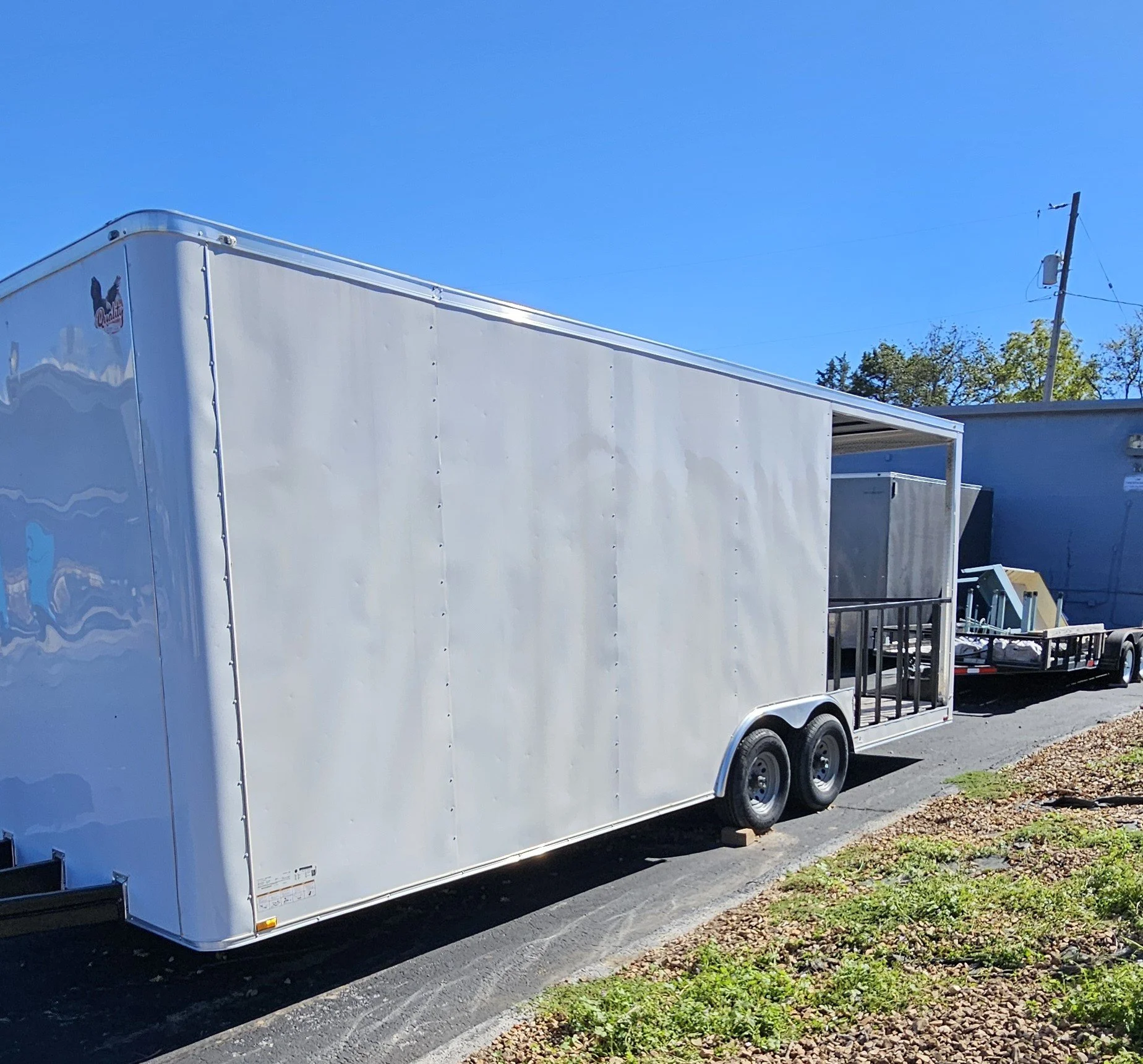 8.5X24TA3 - Concession/Food Trailer - with 8 ft Porch - Vin#61621
