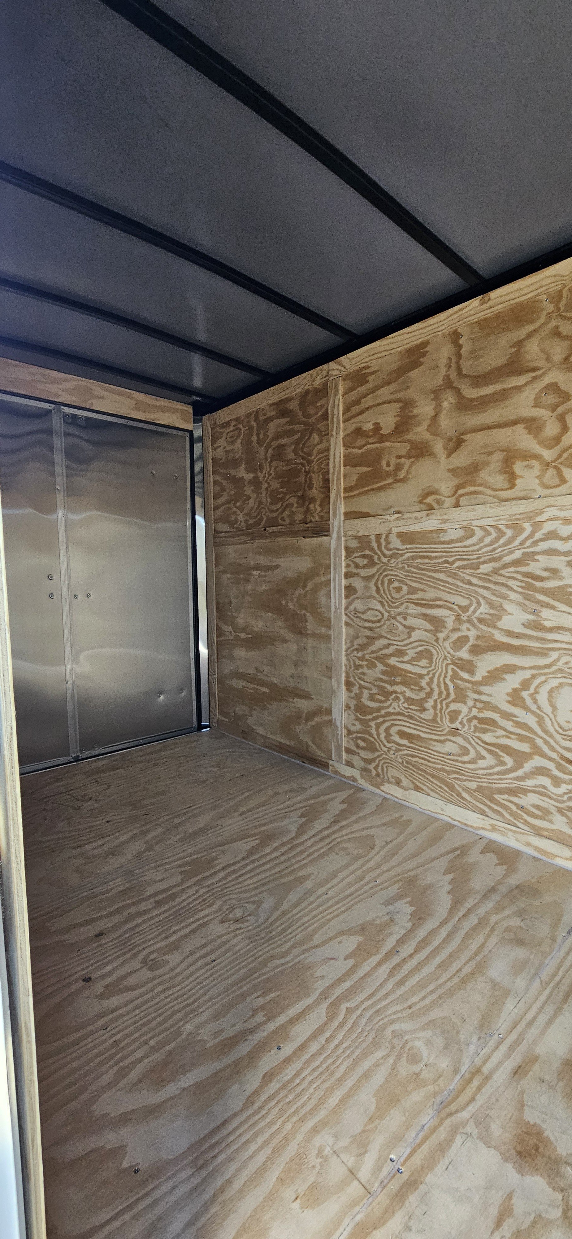 inside of 6X12TA - Cargo/Enclosed Trailer - White - Vin#60705