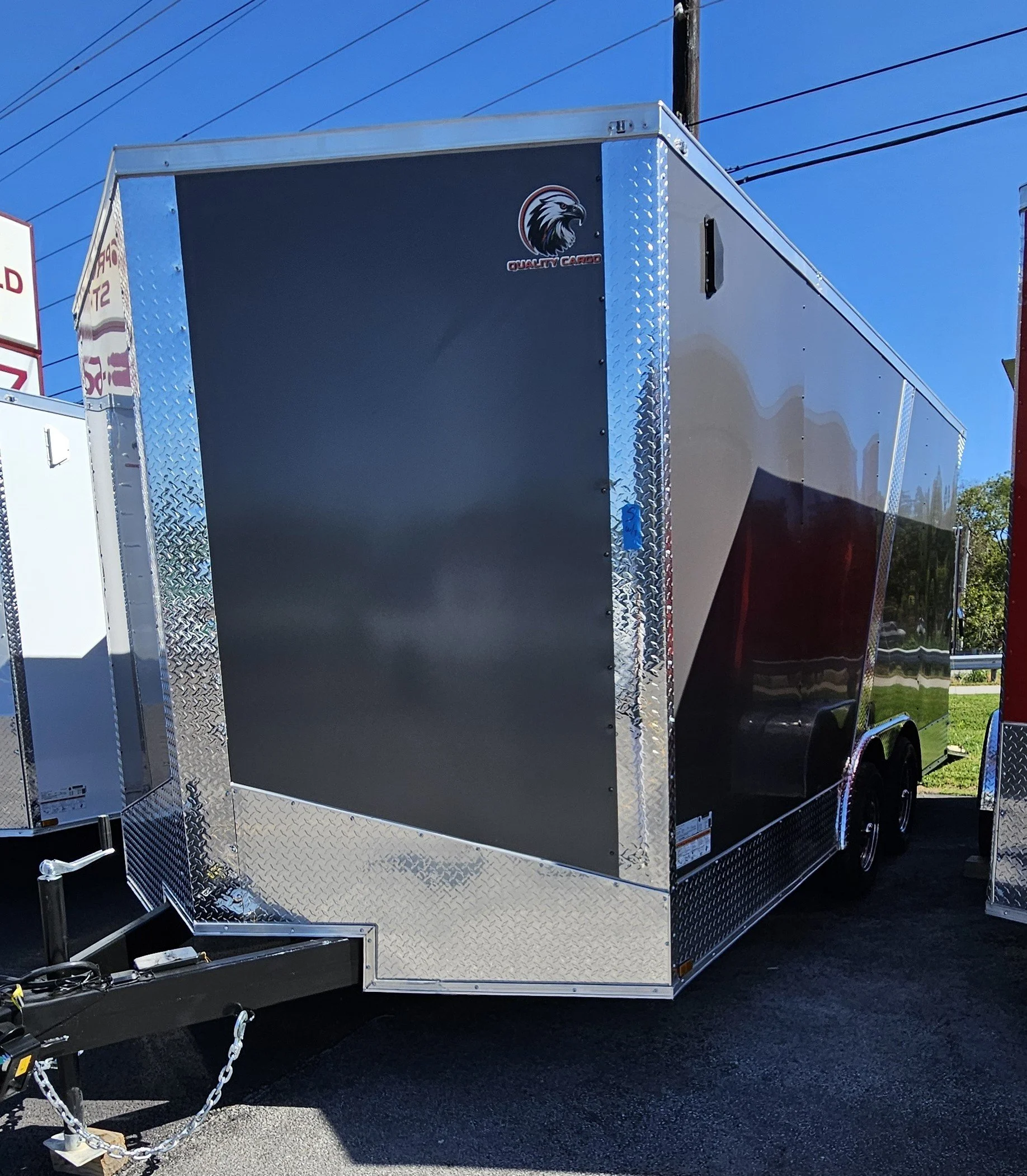 8.5X16TA Charcoal Cargo Trailer #79055
