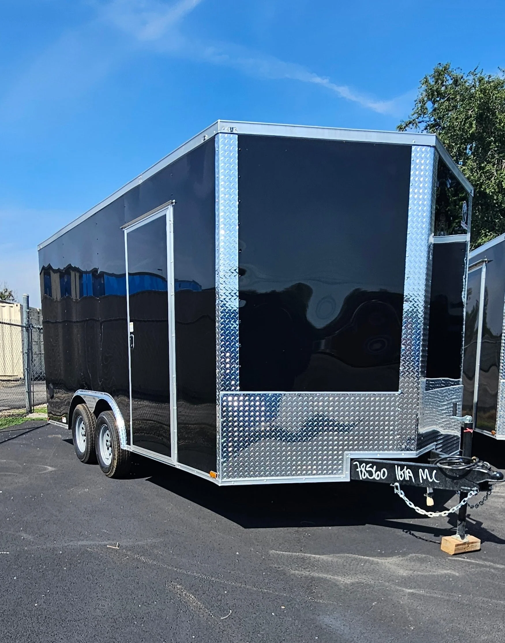 8.5X16TA Black Cargo Trailer #78560