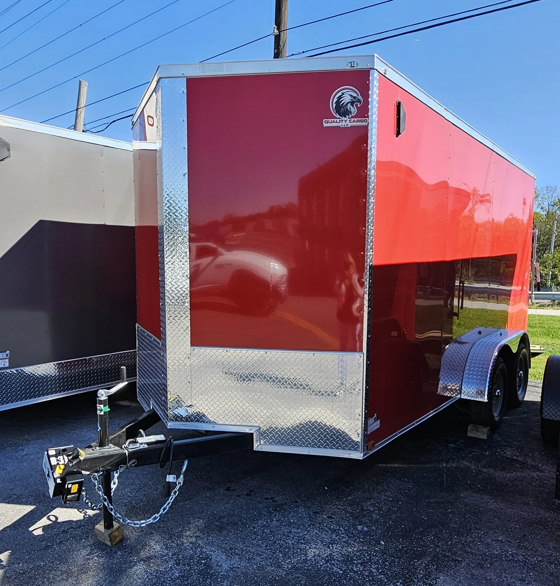 7X14TA Red Cargo Trailer #78432