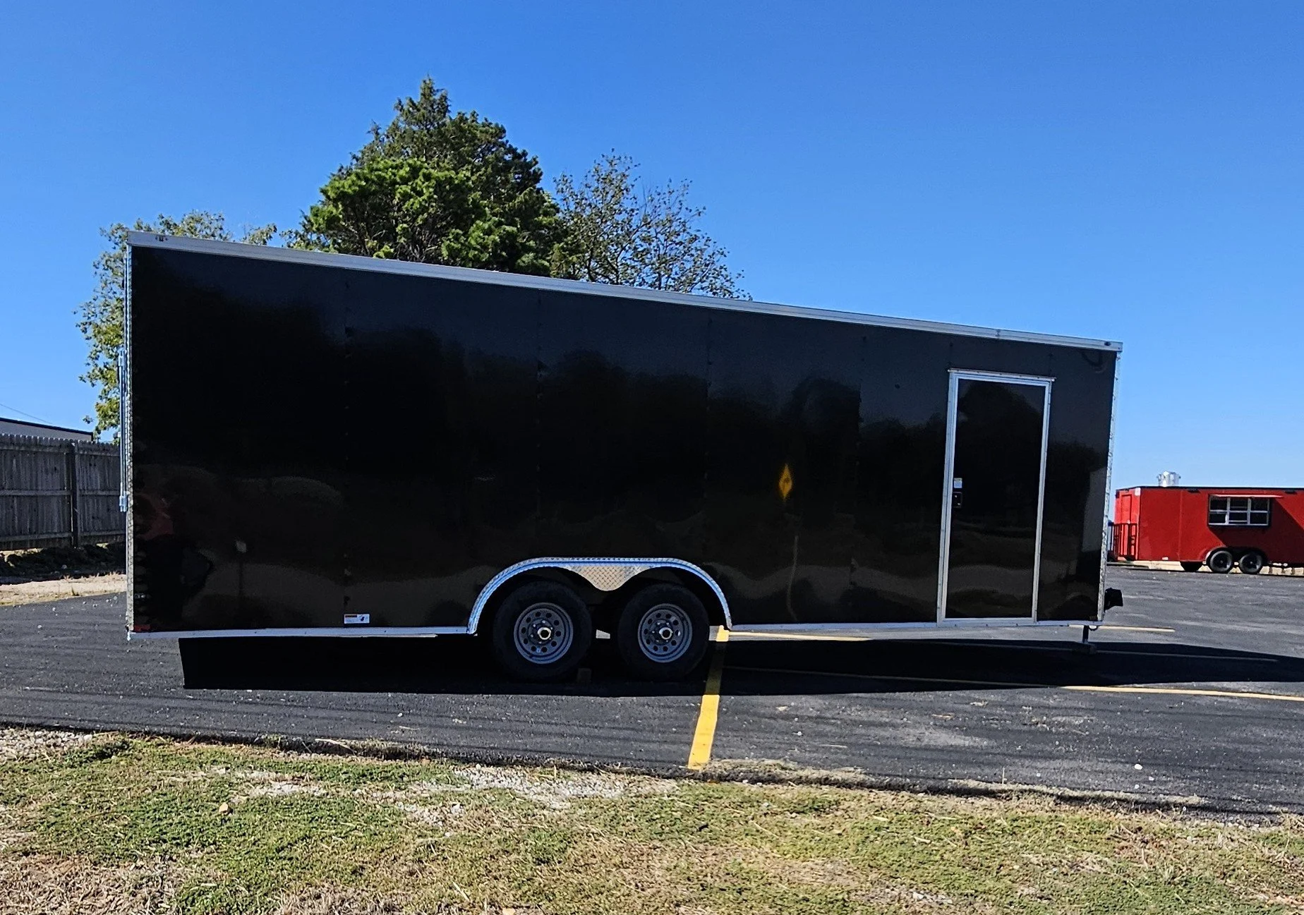 8.5X24TA3 Black Cargo Trailer #73577