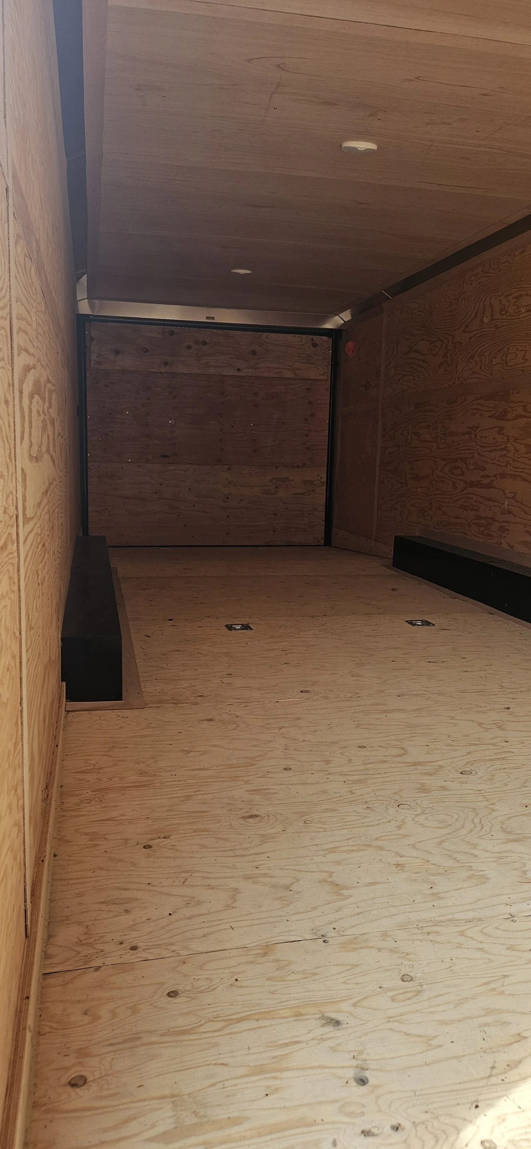 28' Forest River - Continental Cargo - V Series - Enclosed Trailer view of inside