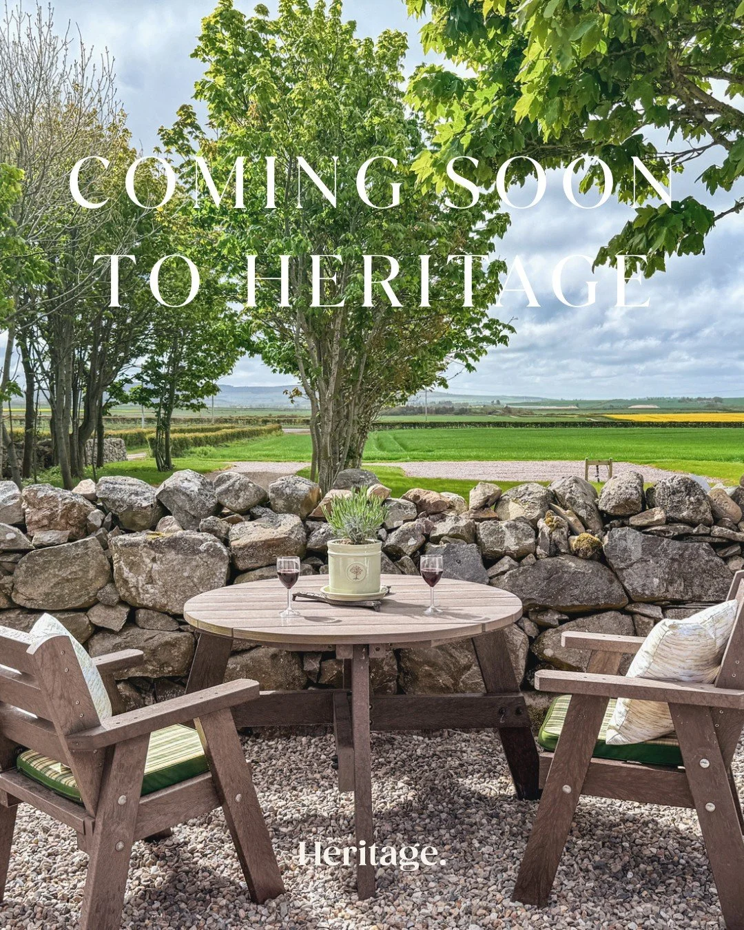Coming soon to Heritage 

Panoramic countryside views. A crackling log burner. A cosy retreat designed for two.

The Bothy 🤎 Launching soon with Heritage