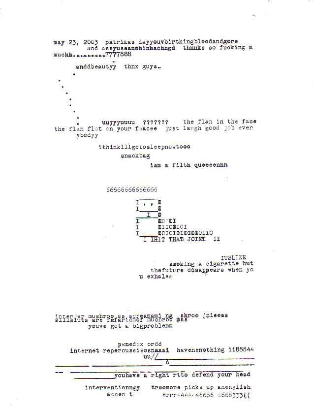 Wastercrew Typewriter Drawings