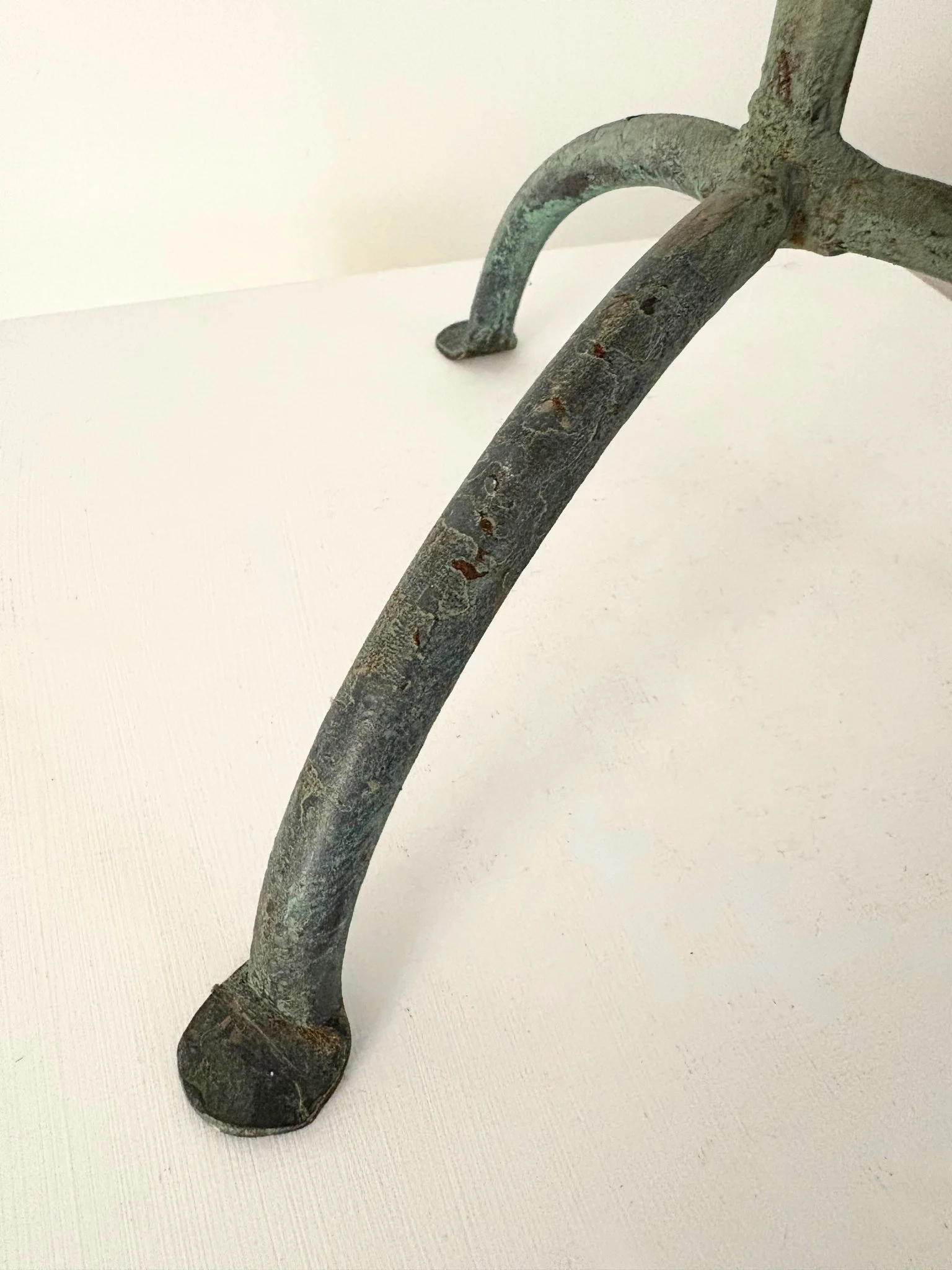 Verdigris Table Base Pair of 20th Century Iron Martini Tables With Verdigris Finish — Bureau ...