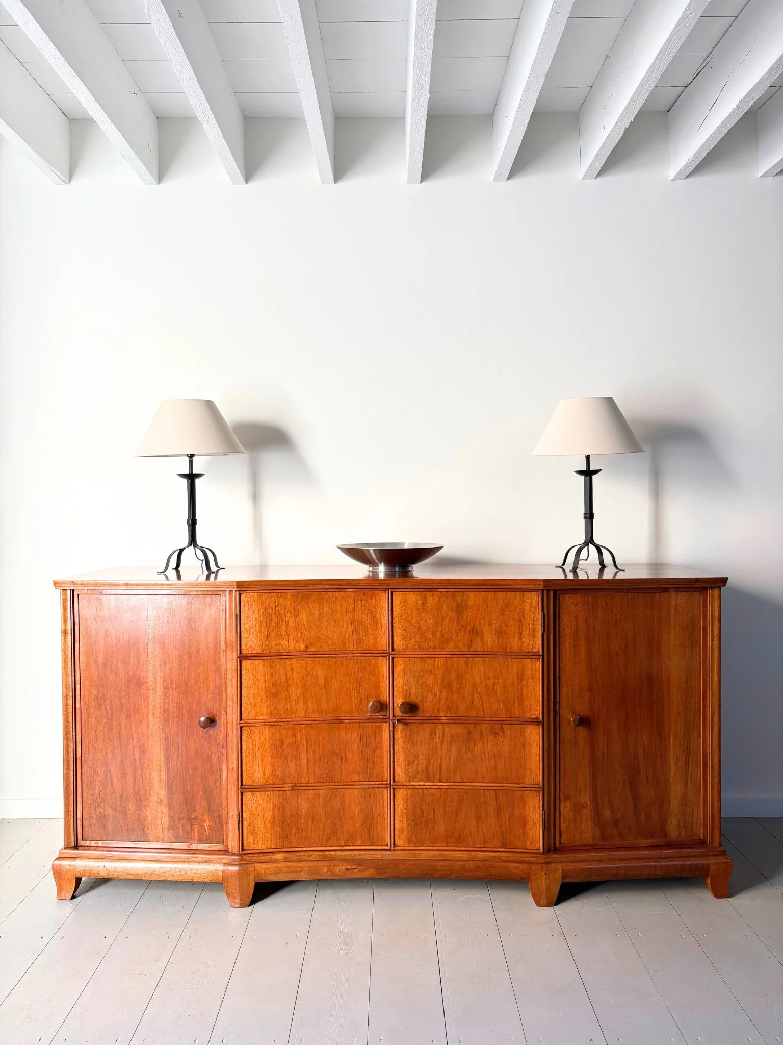 Italian Walnut Credenza, photographed at the Bureau Bruton showroom, viewings by appointment