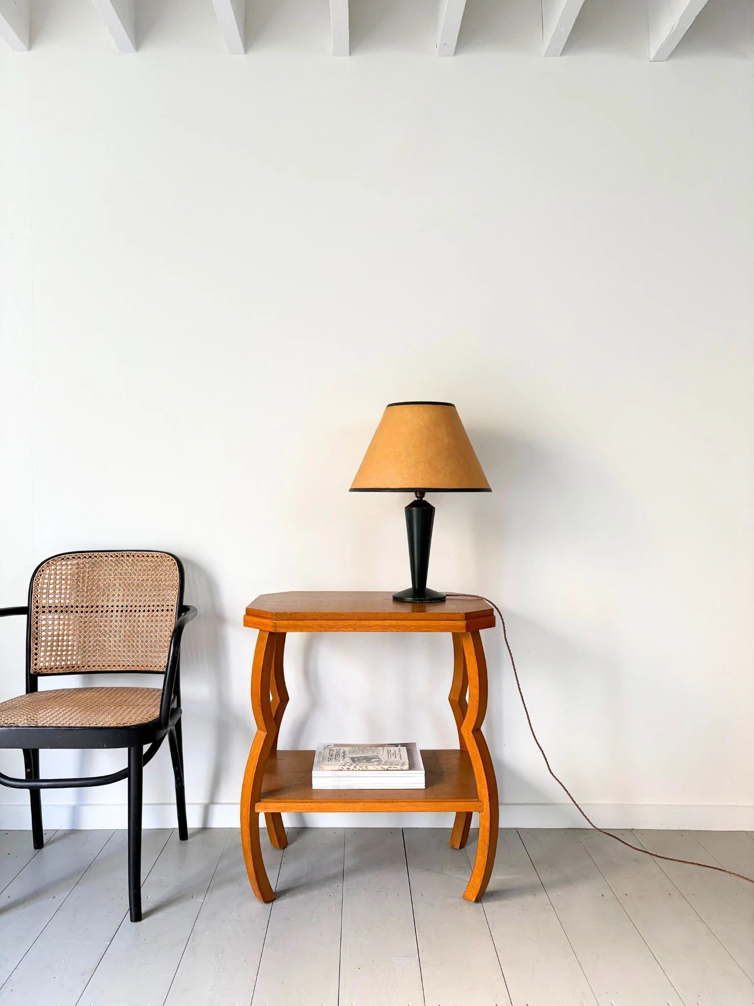 Vintage Cotswold School Oak Two Tier Side Table - Bureau Bruton Antiques and Design Gallery and Store