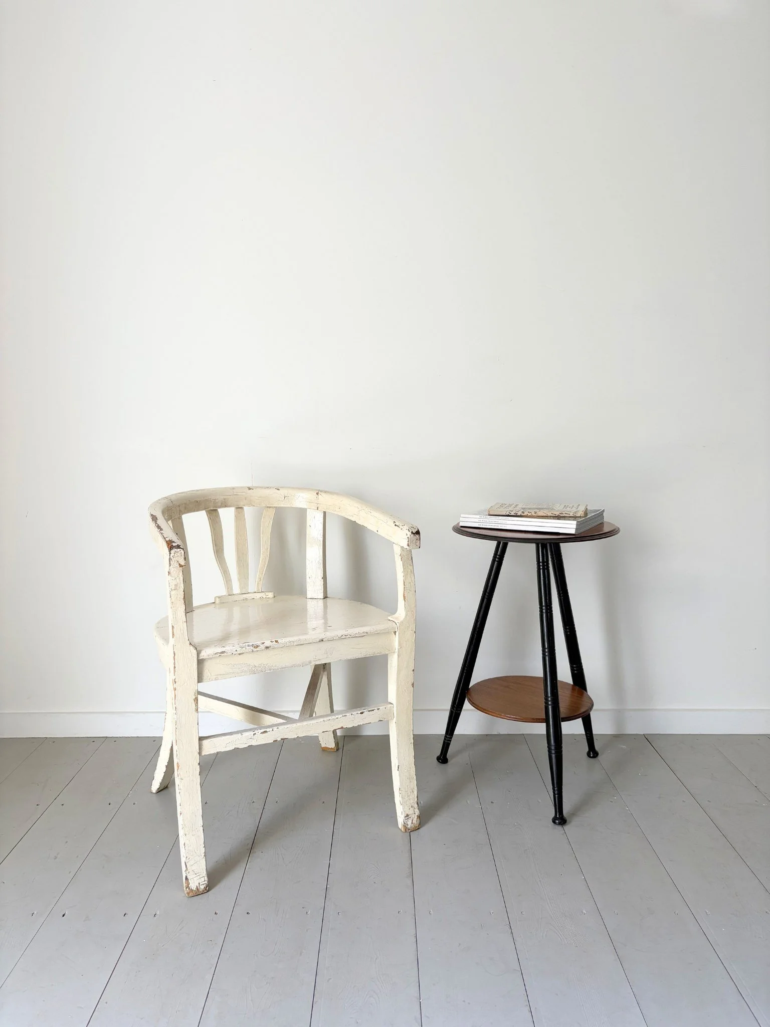 Ebonised Side Table