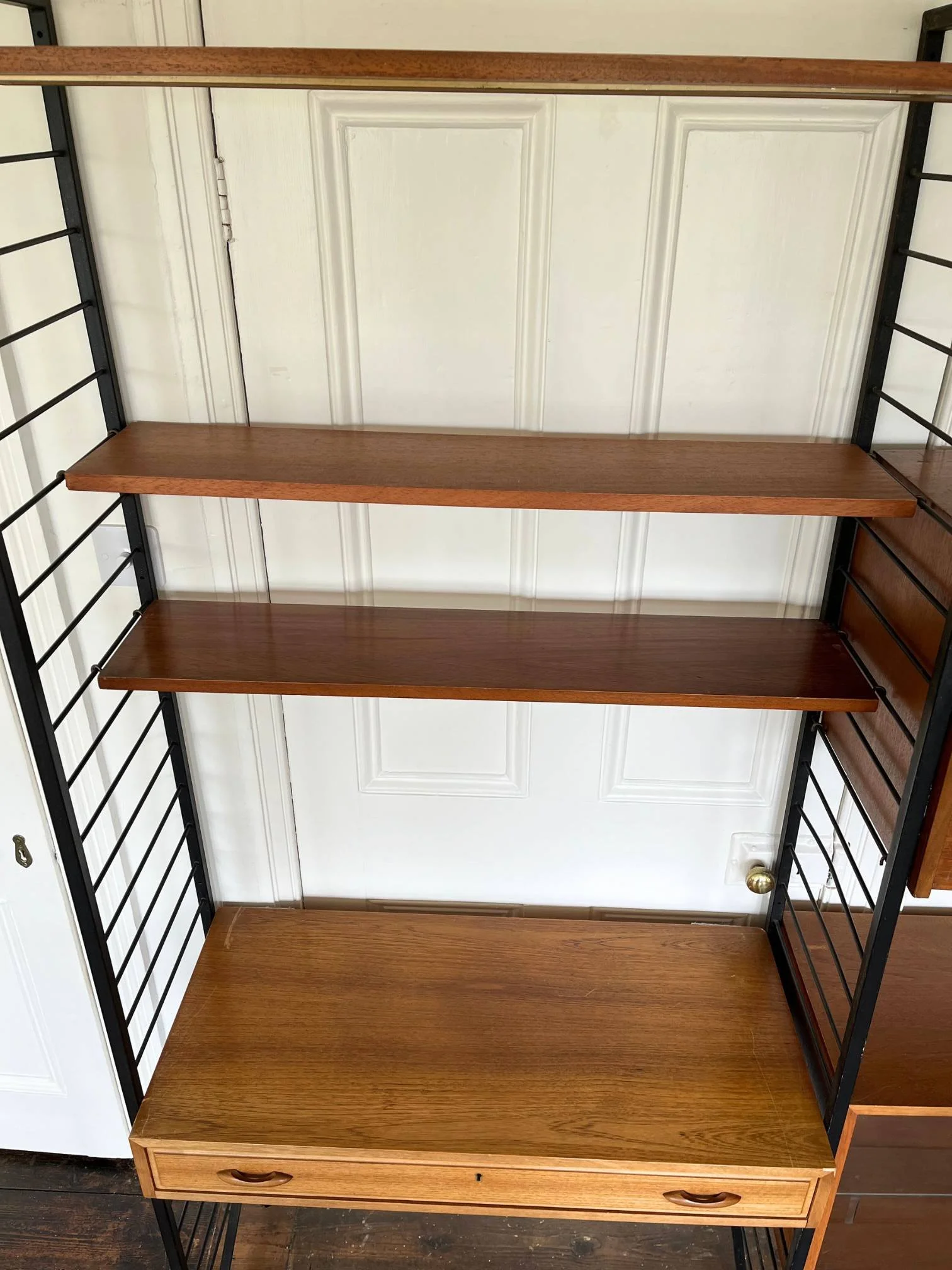Vintage Ladderax Shelving, Desk & Cabinet Set of Modular Storage ...