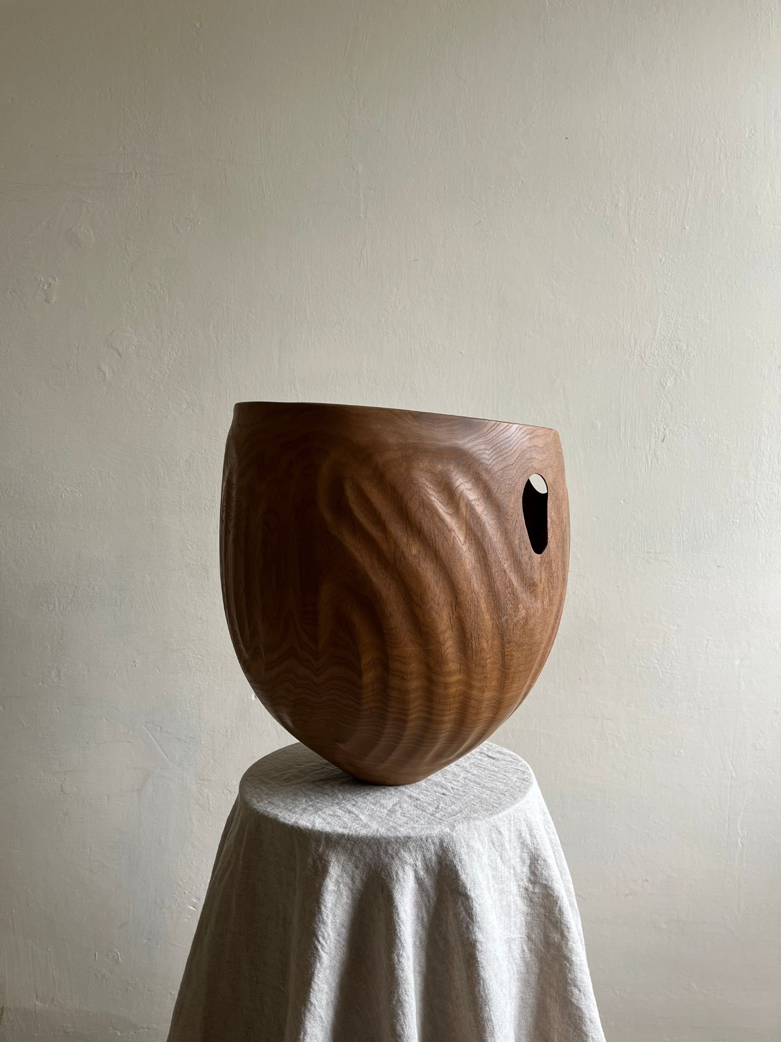 Laburnum and Gold Leaf Vessel