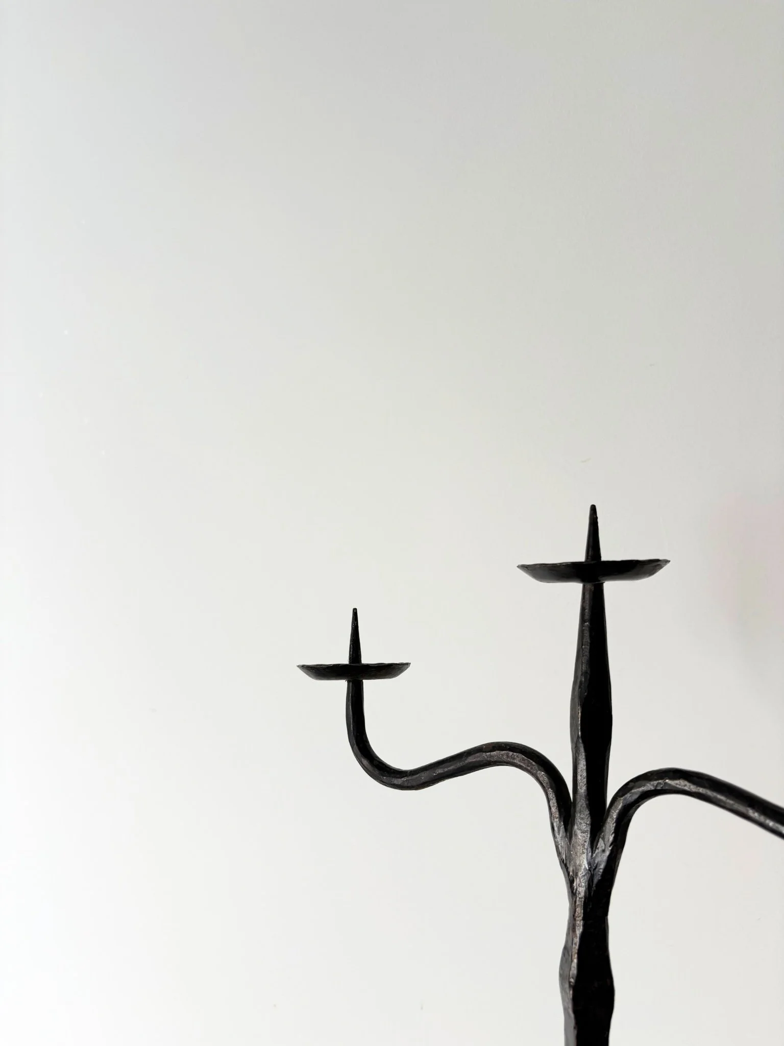 Sculptural Wrought Iron Candelabra from France - Bureau Bruton