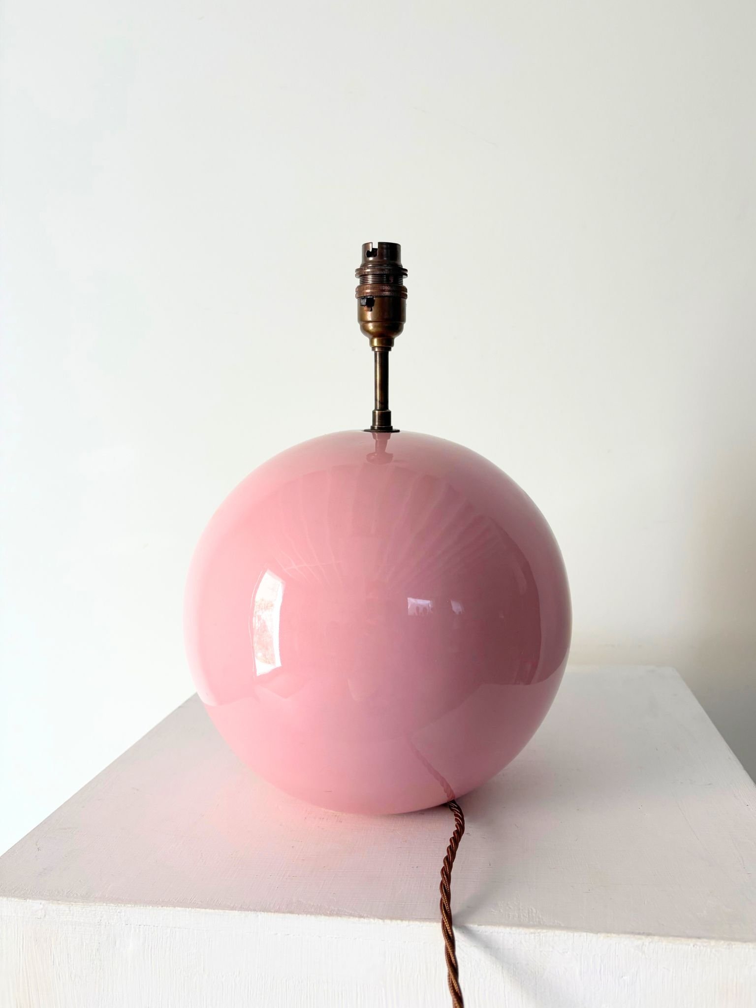 Pink Sphere Lamp