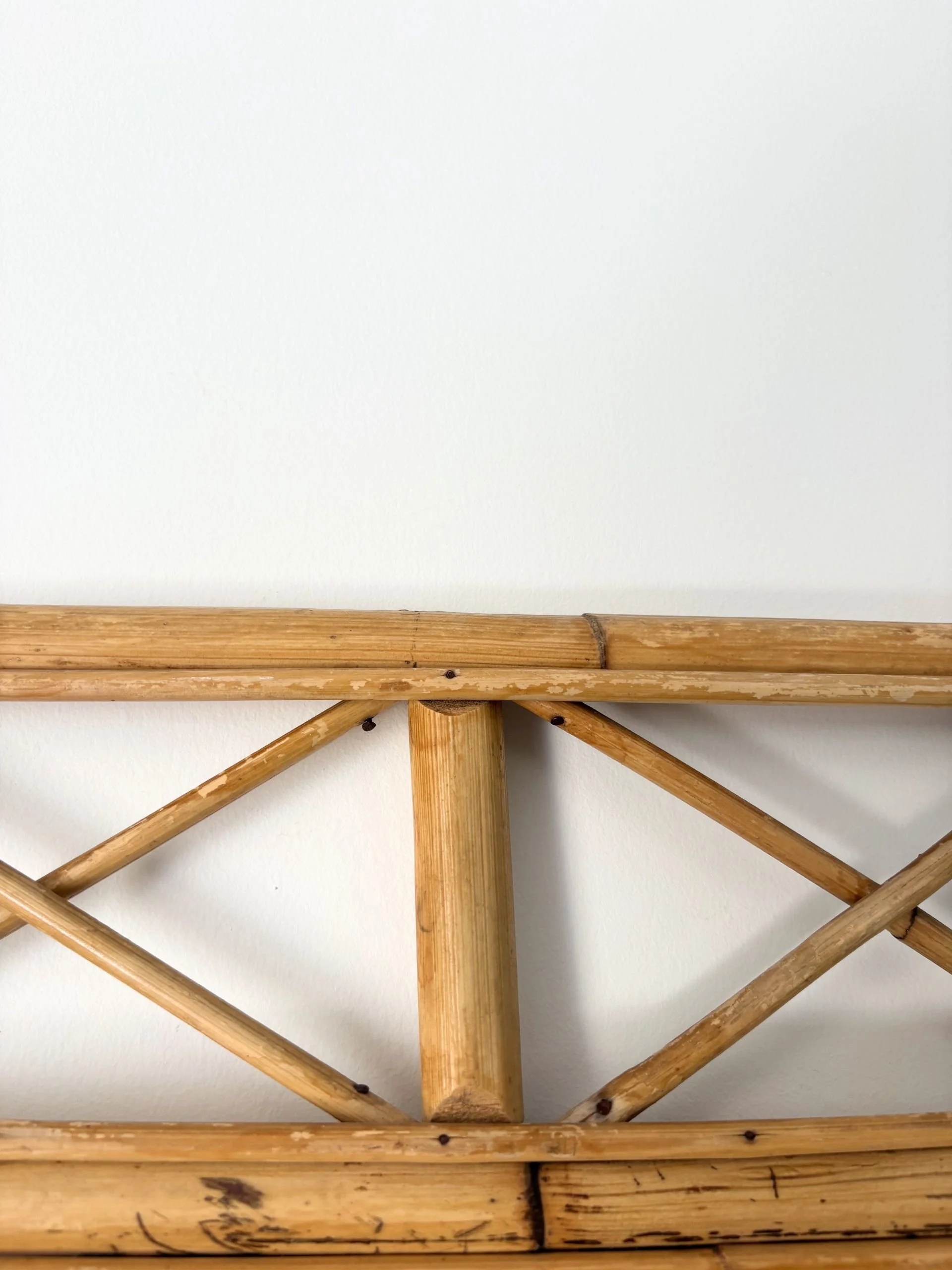 Bamboo Lattice Mirror Frame
