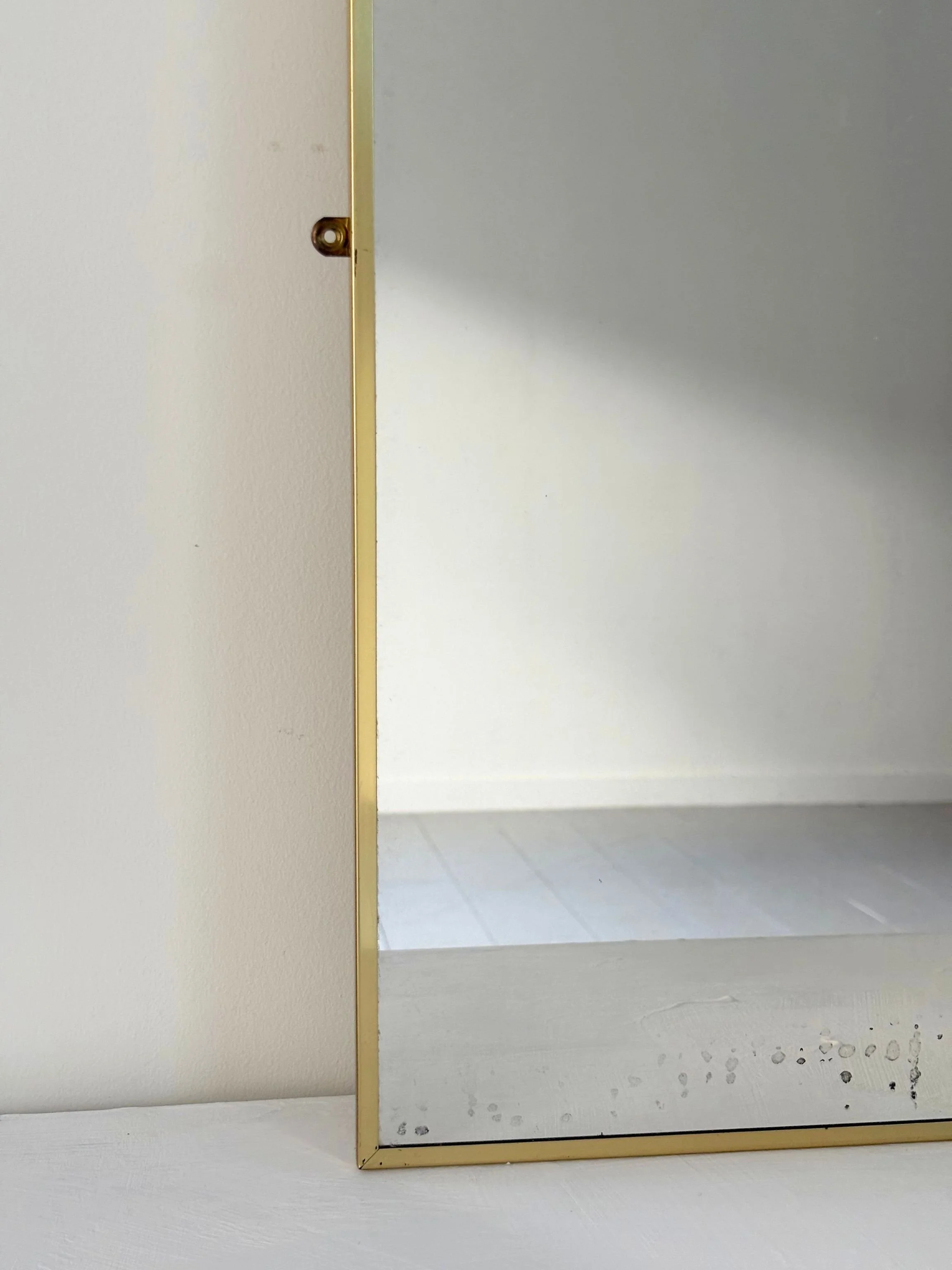 Italian Brass Full Length Mirror (3).jpg