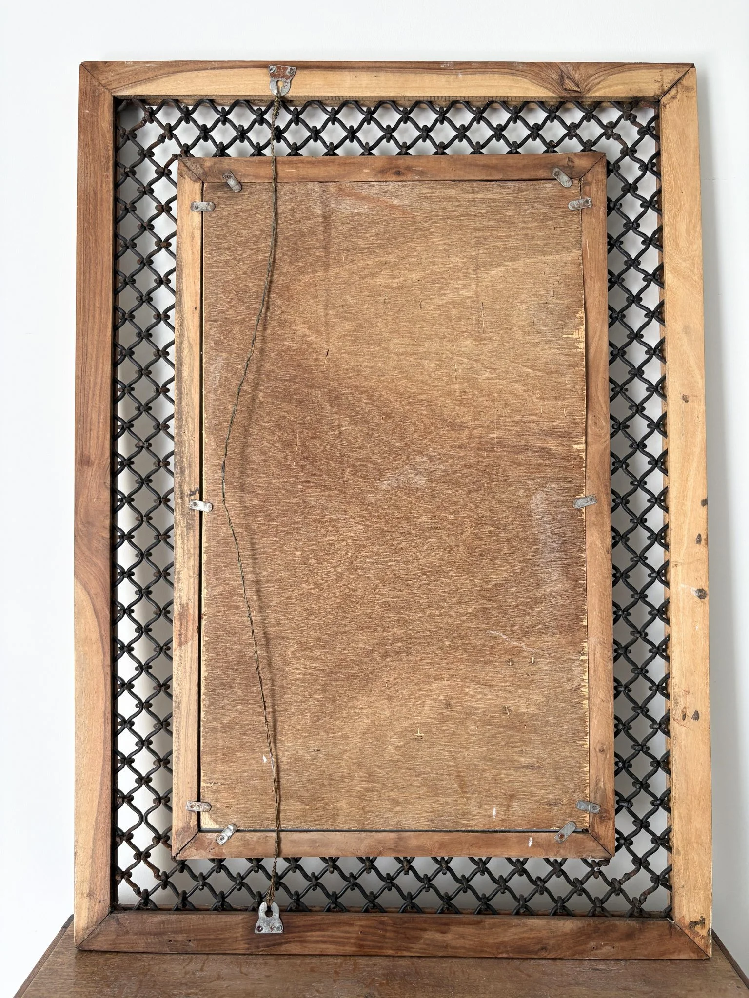 Iron Lattice Mirror - Rear