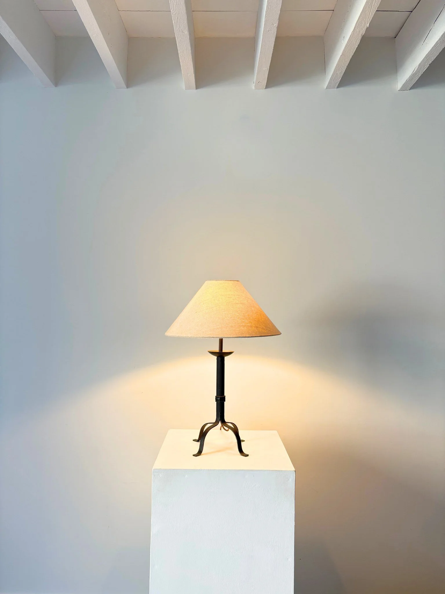 Iron Candlestick Table Lamp - Bureau Bruton