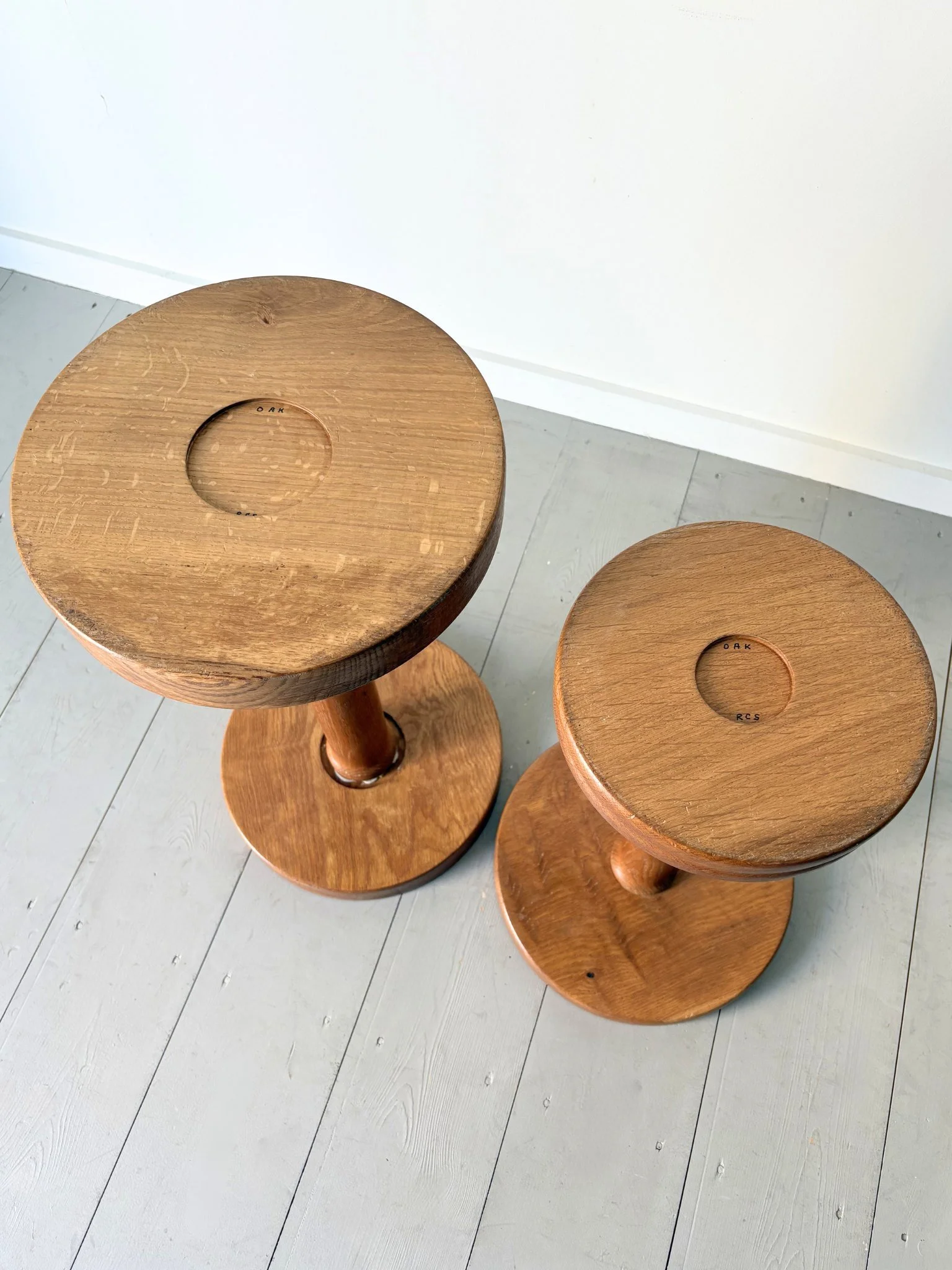 Pair of Turned Tables