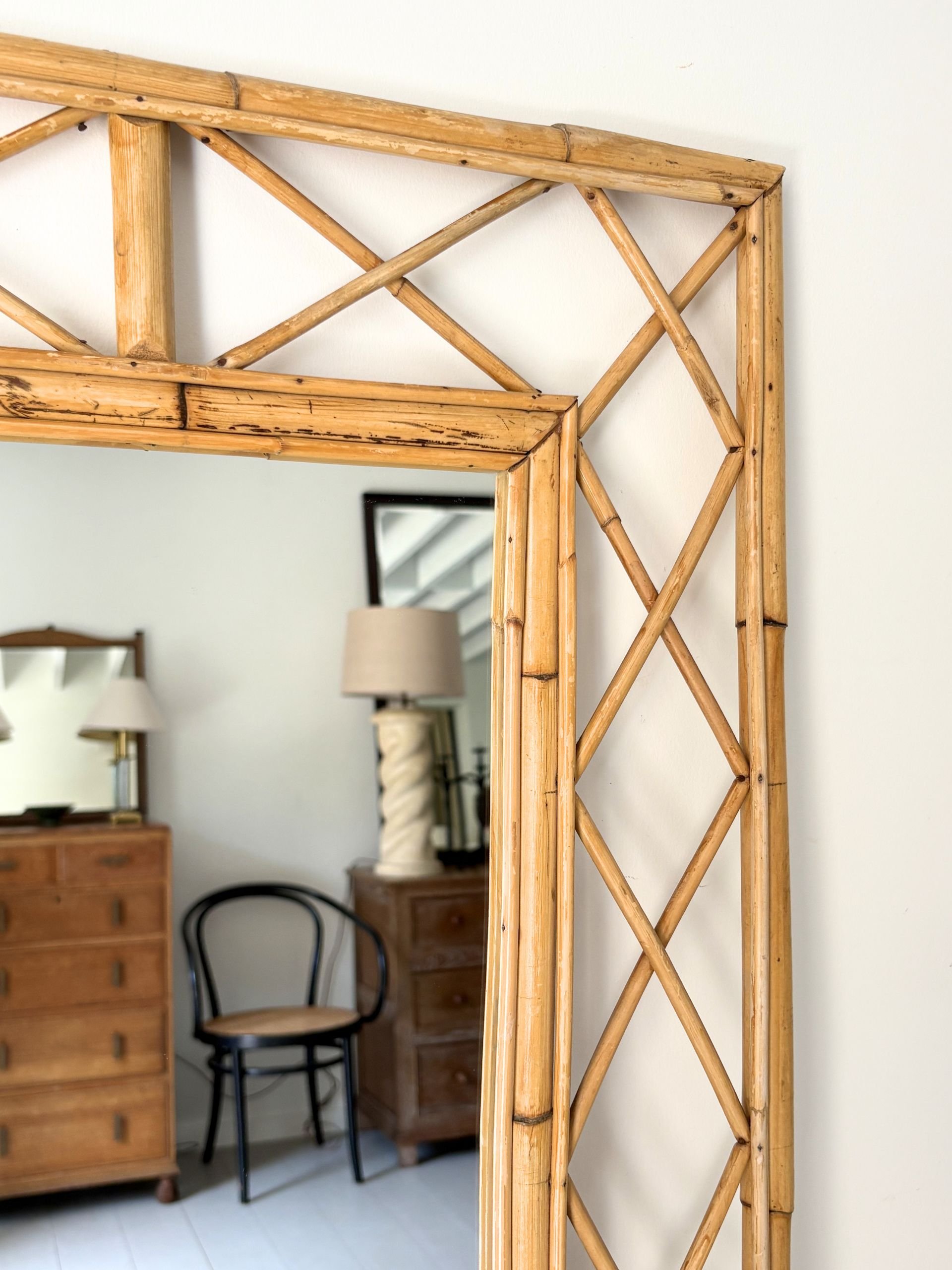 Bamboo Lattice Mirror - Bureau Bruton