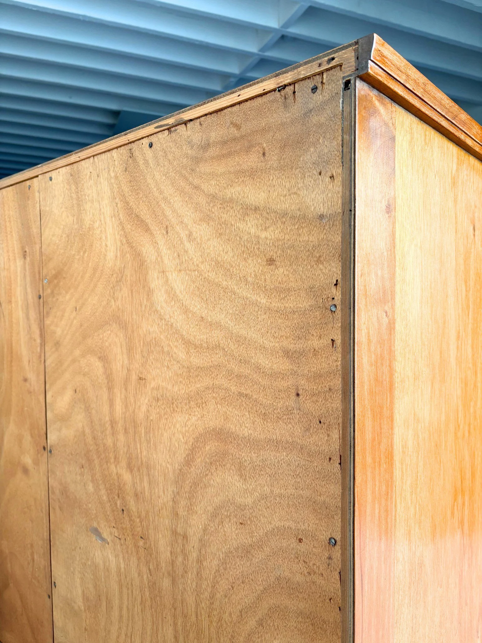 Italian Walnut Credenza - Rear