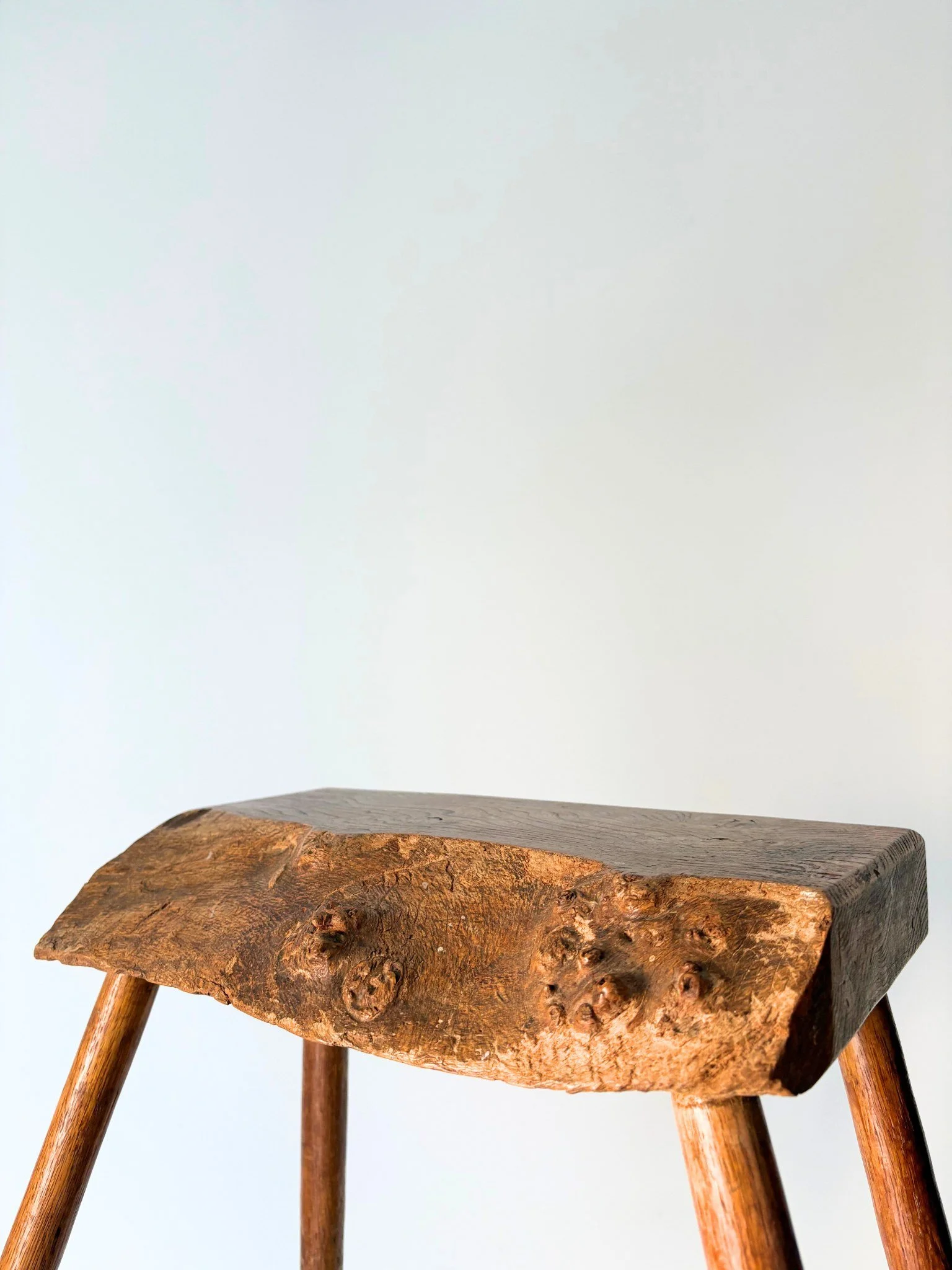 Acorns Stool Brutalist Primitive Live Edge Side Table Stool By Acornman — Bureau ...