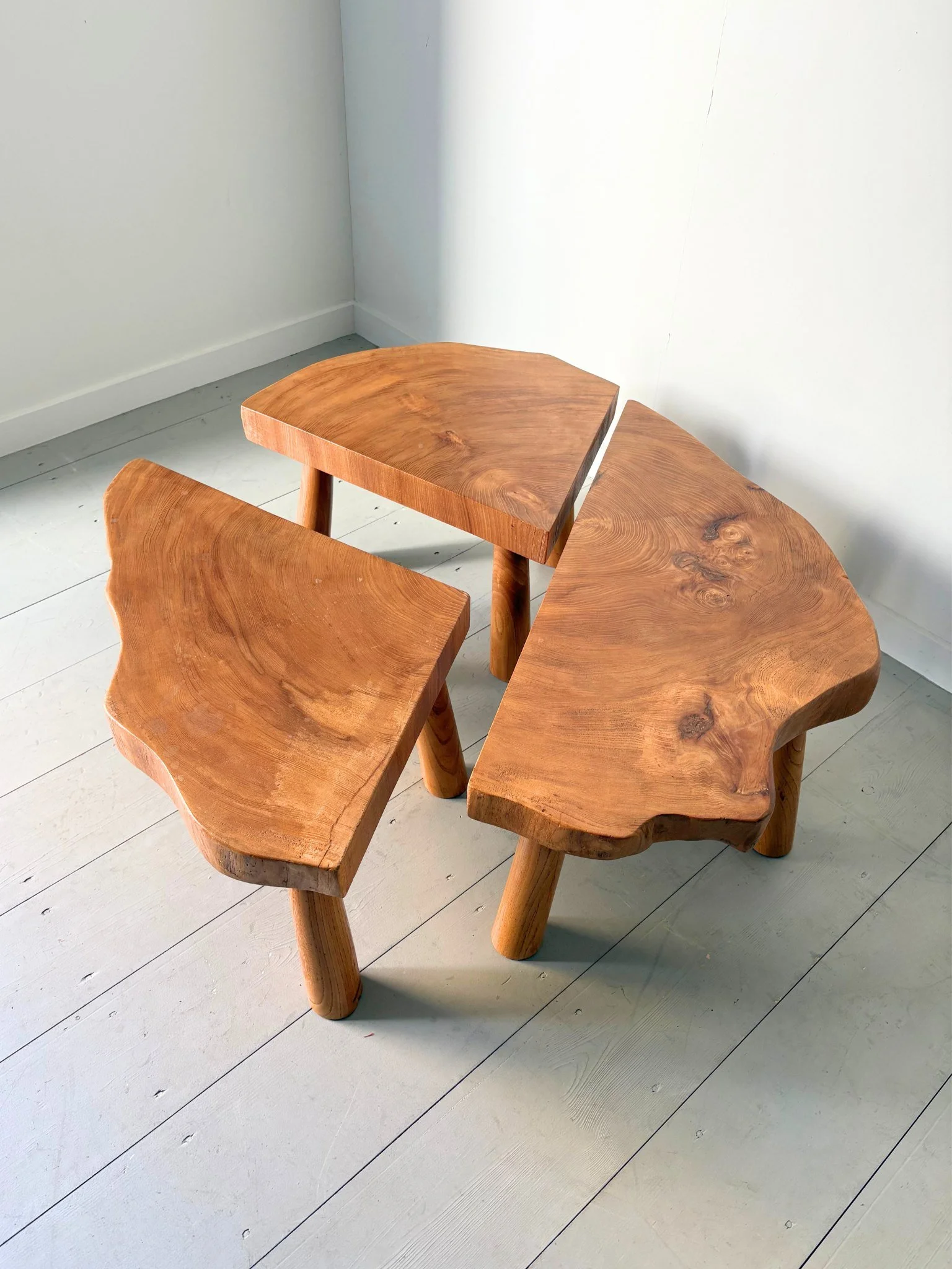 Handmade Naturalistic Modular Coffee Table c. 1970s - Bureau Bruton