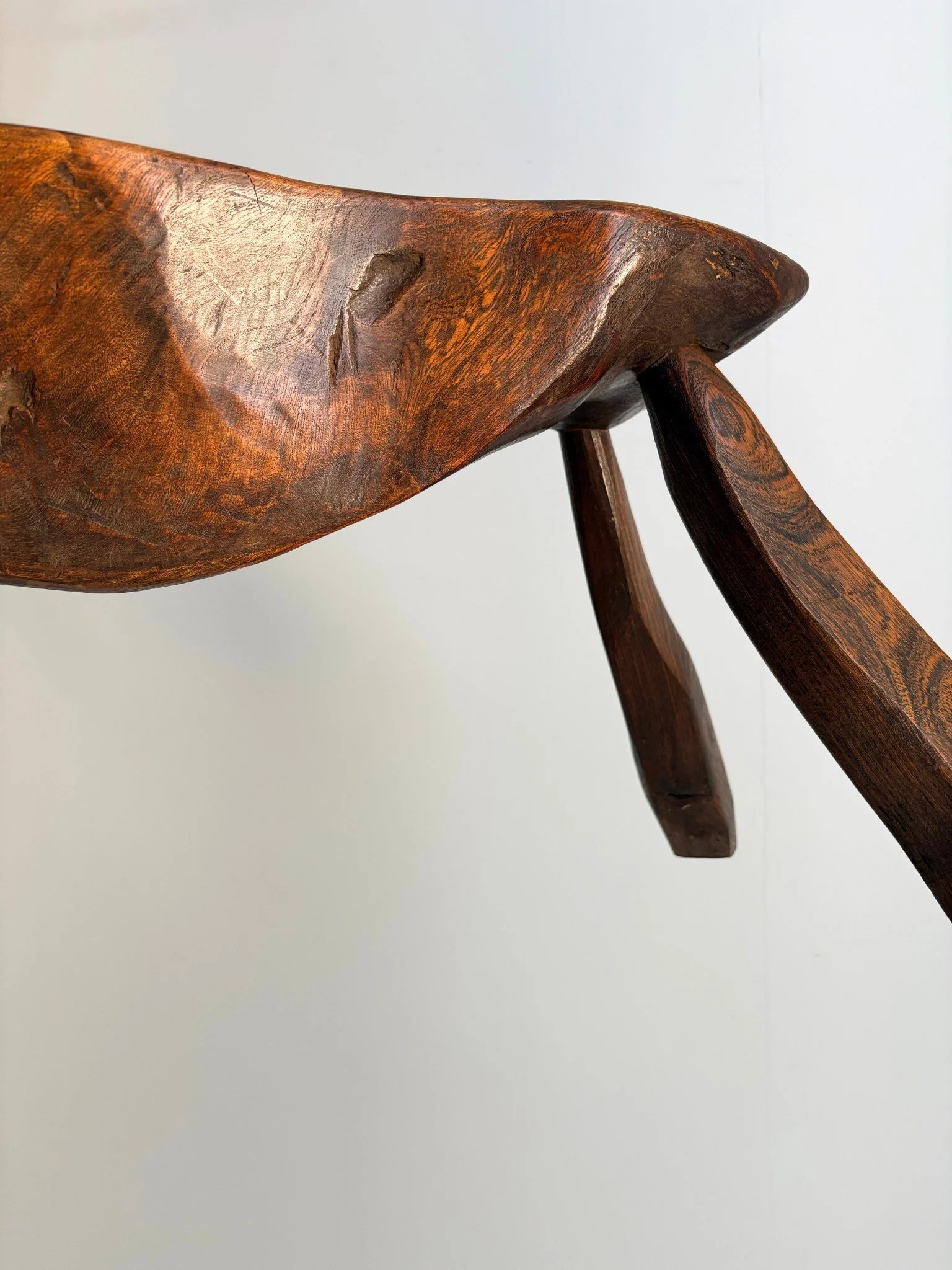 Naturalistic 20th Century Brutalist Stool - Bureau Bruton