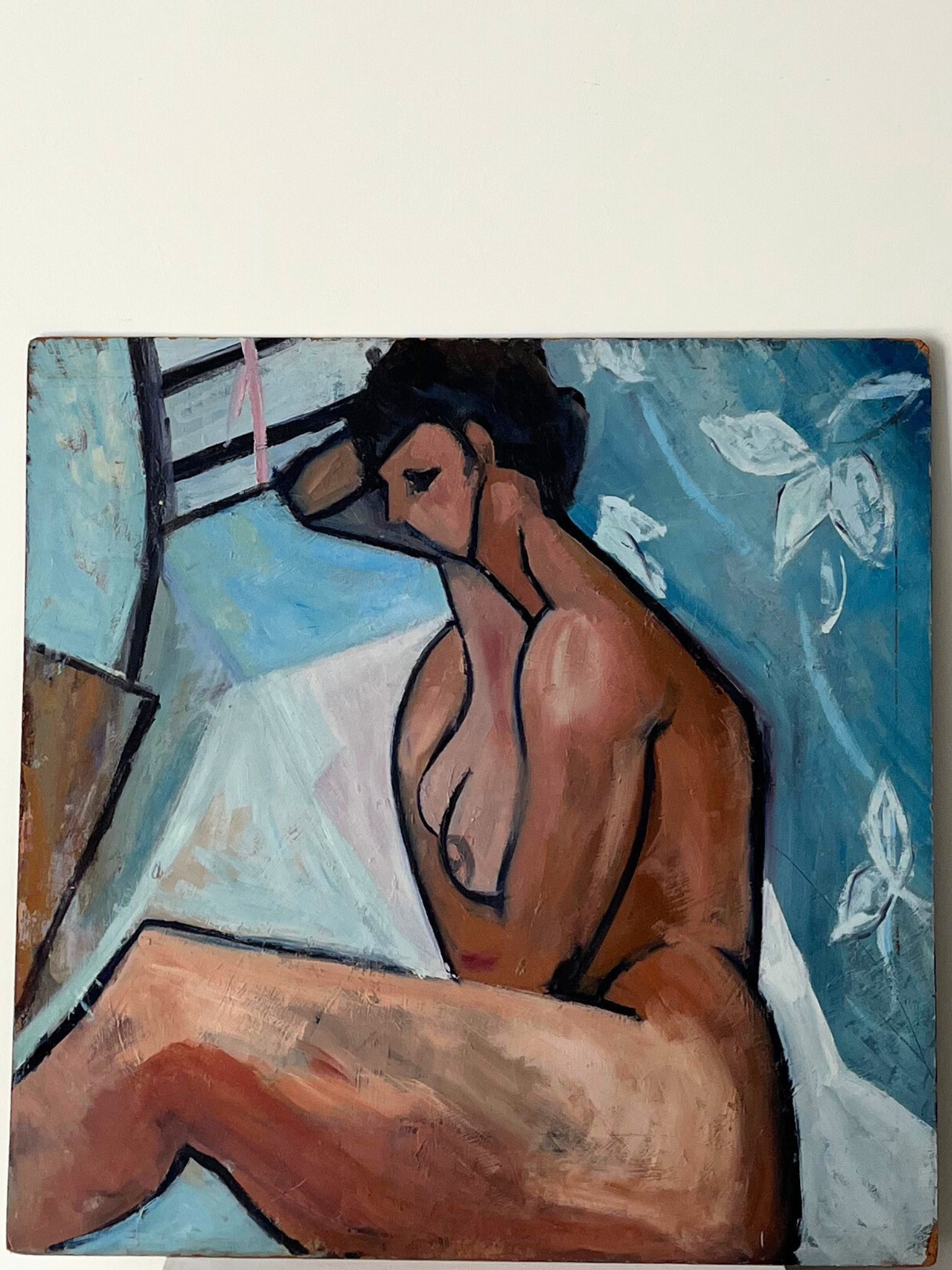 Vintage Expressionist Nude Original 20th Century Artwork - Bureau Bruton Design and Antiques Gallery