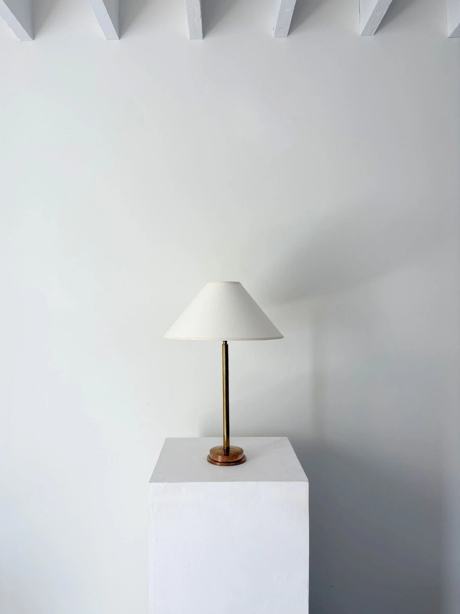 A minimalist 20th century Swedish table lamp dating from the 1950s - Bureau Bruton Antiques and Vintage Design Shop
