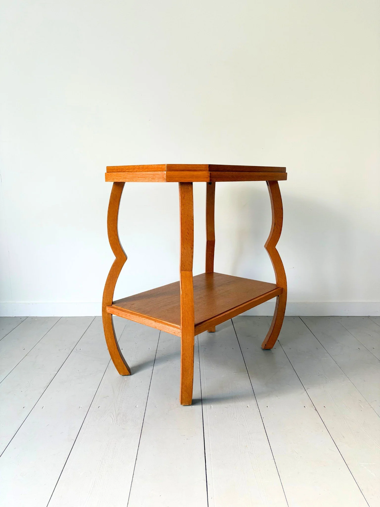 Arts and Crafts Pinched Leg Side Table - Bureau Bruton Antiques and Vintage Shop