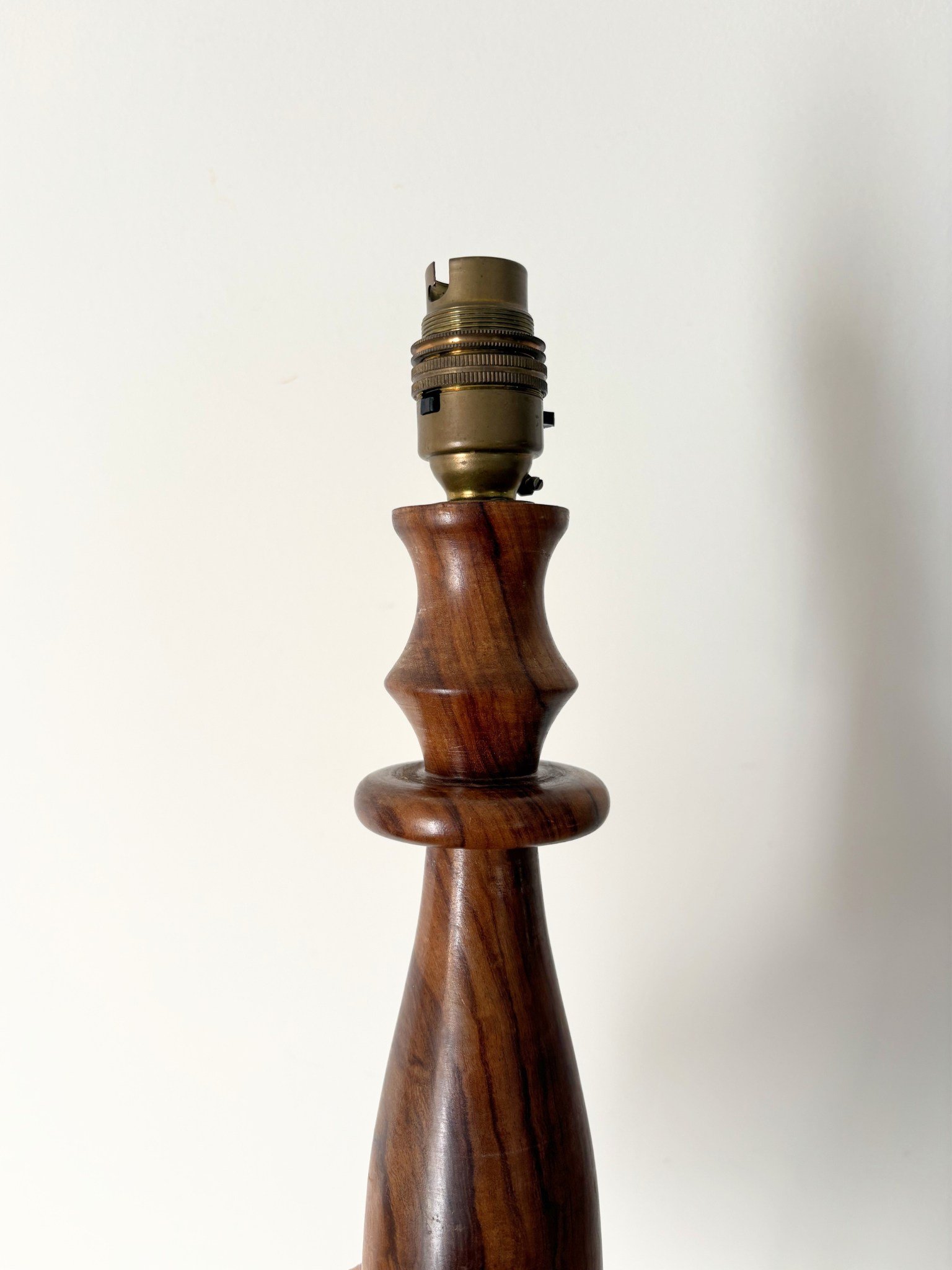 Turned Wood Lamp