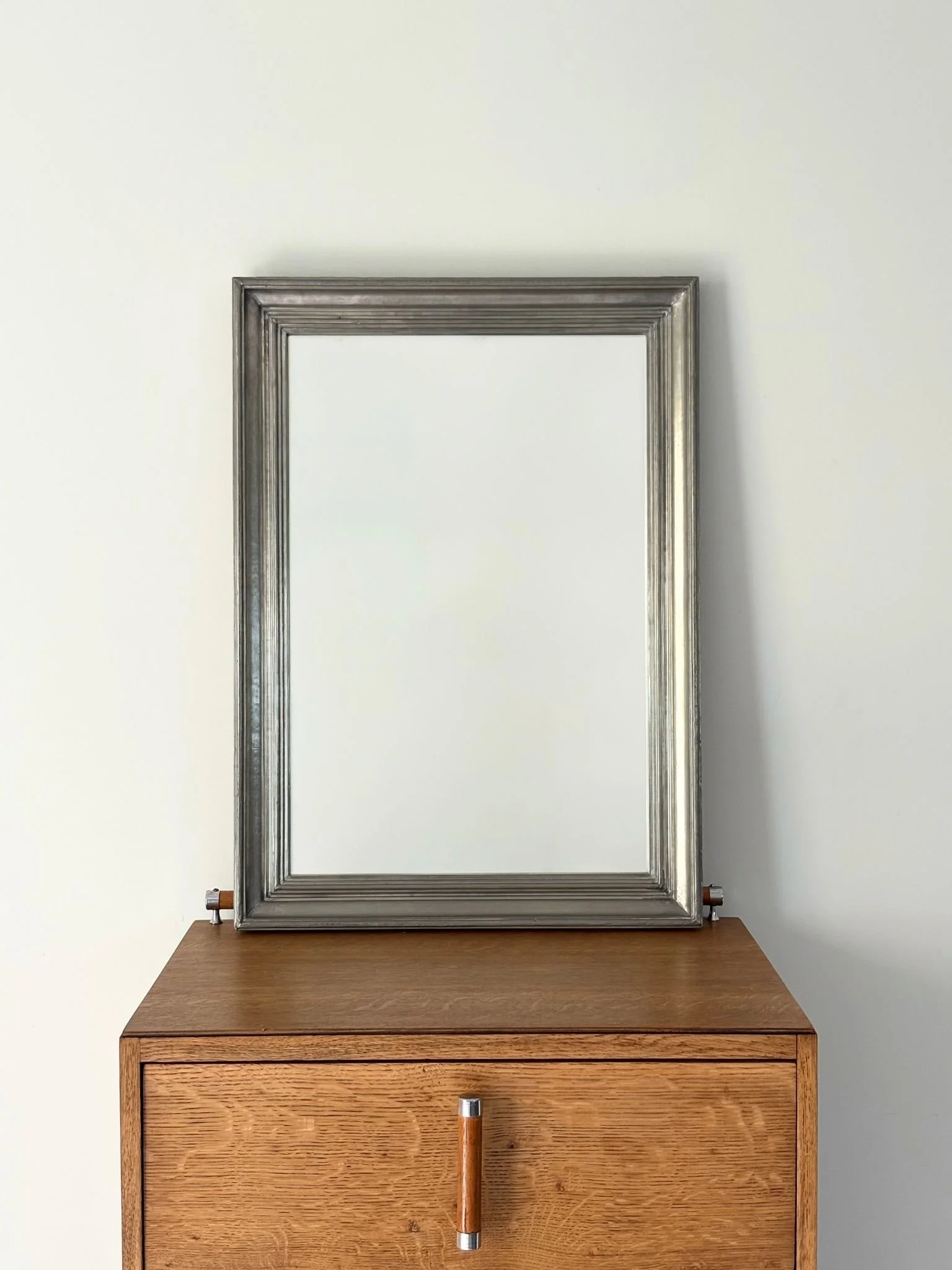 Decorative French Repousse Wall Mirror - Bureau Bruton Antiques and Vintage