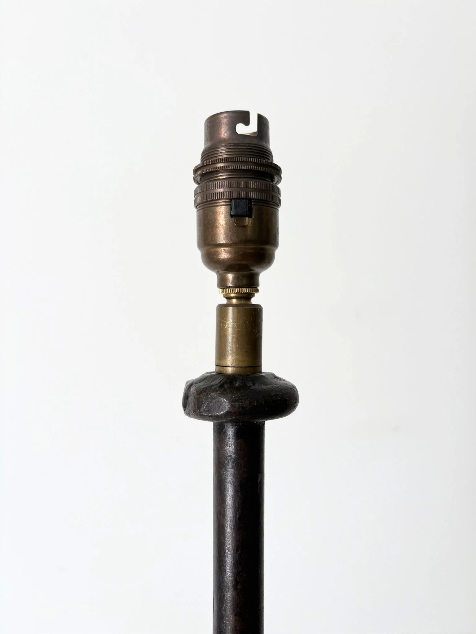 Turned Metal Lamps - Detail