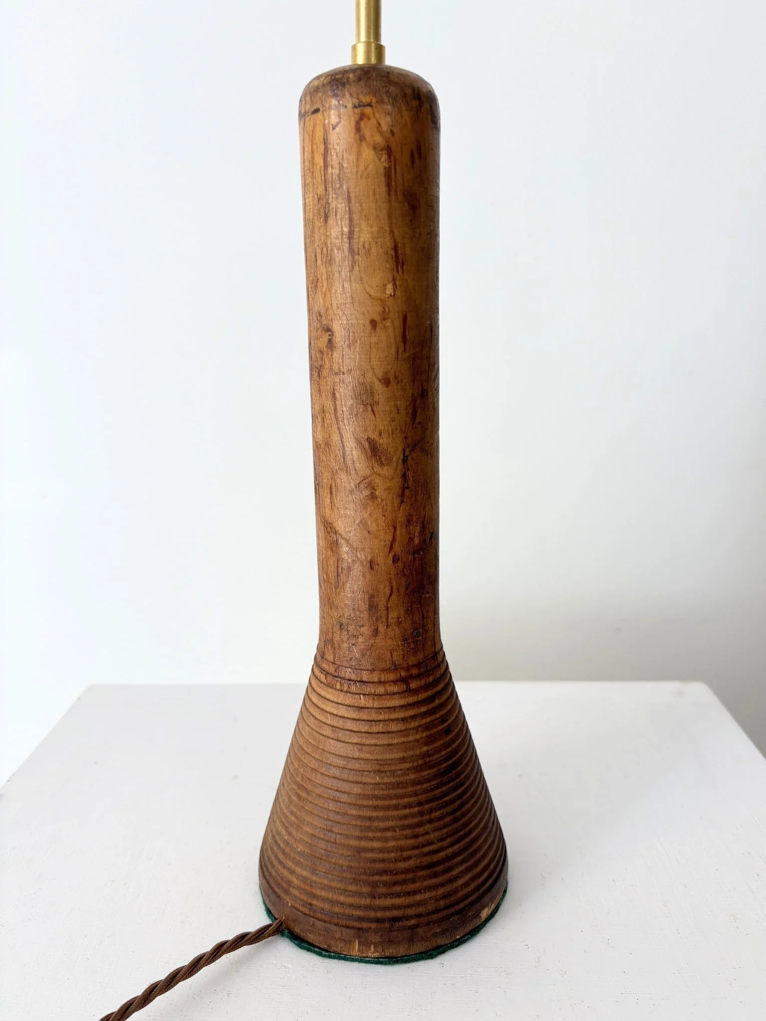 Ribbed Spool Lamp - Bureau Bruton Antiques and Vintage