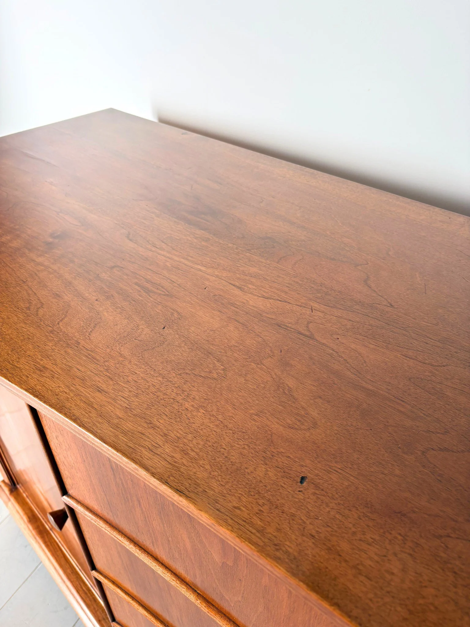 Italian Walnut Credenza