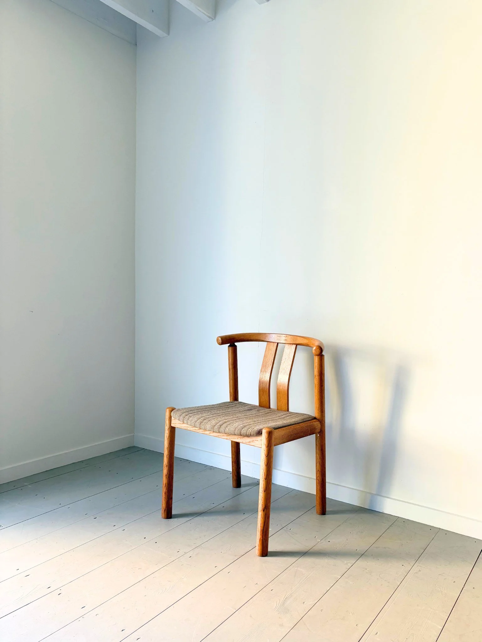 1970s Danish Dining Chairs With Cushioned Seats - Bureau Bruton Antiques and Vintage Design