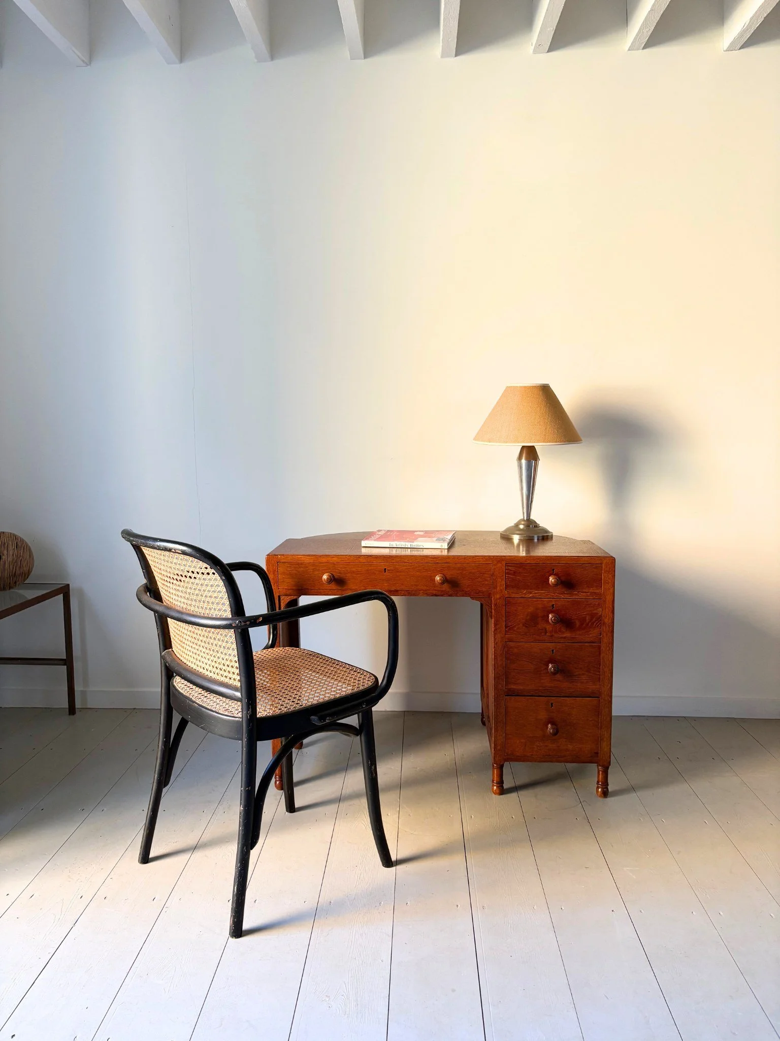 1930s Art Deco Desk by Heals of London - Bureau Bruton Antiques and Vintage